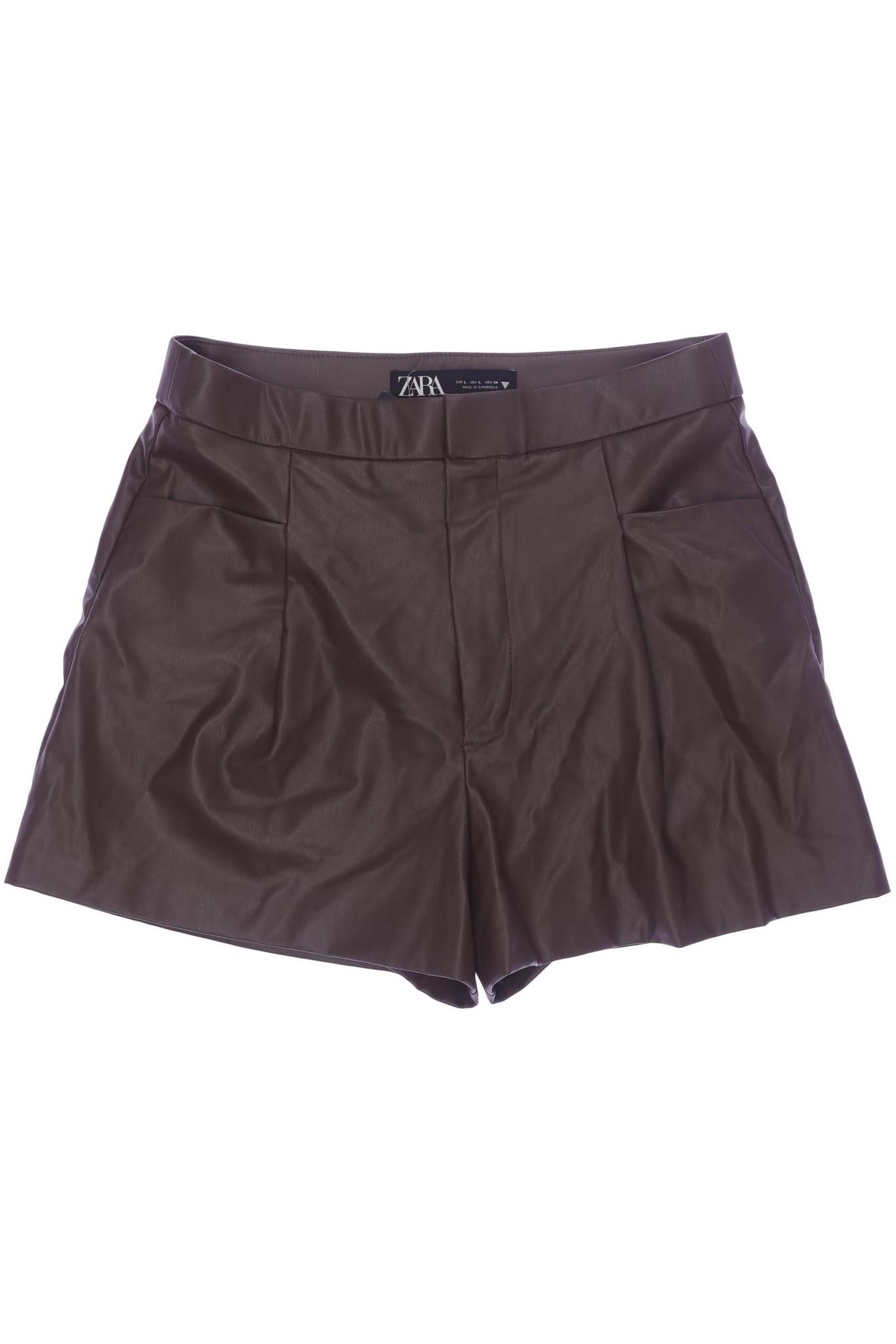 

Zara Damen Shorts, braun, Gr. 42