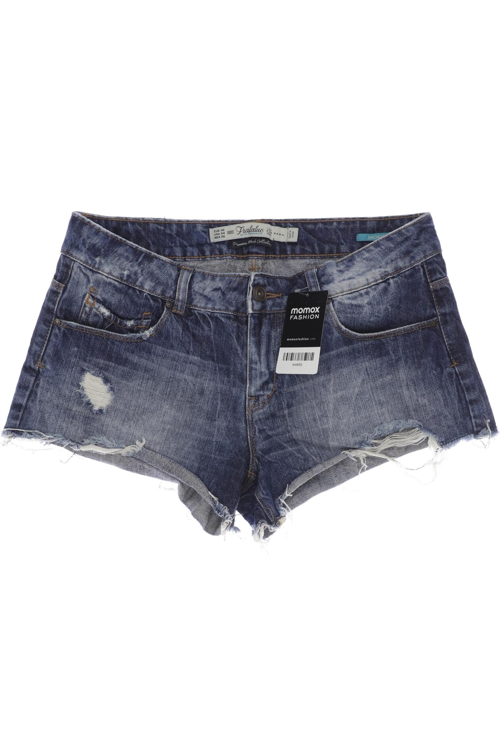 

Zara Damen Shorts, marineblau, Gr. 36