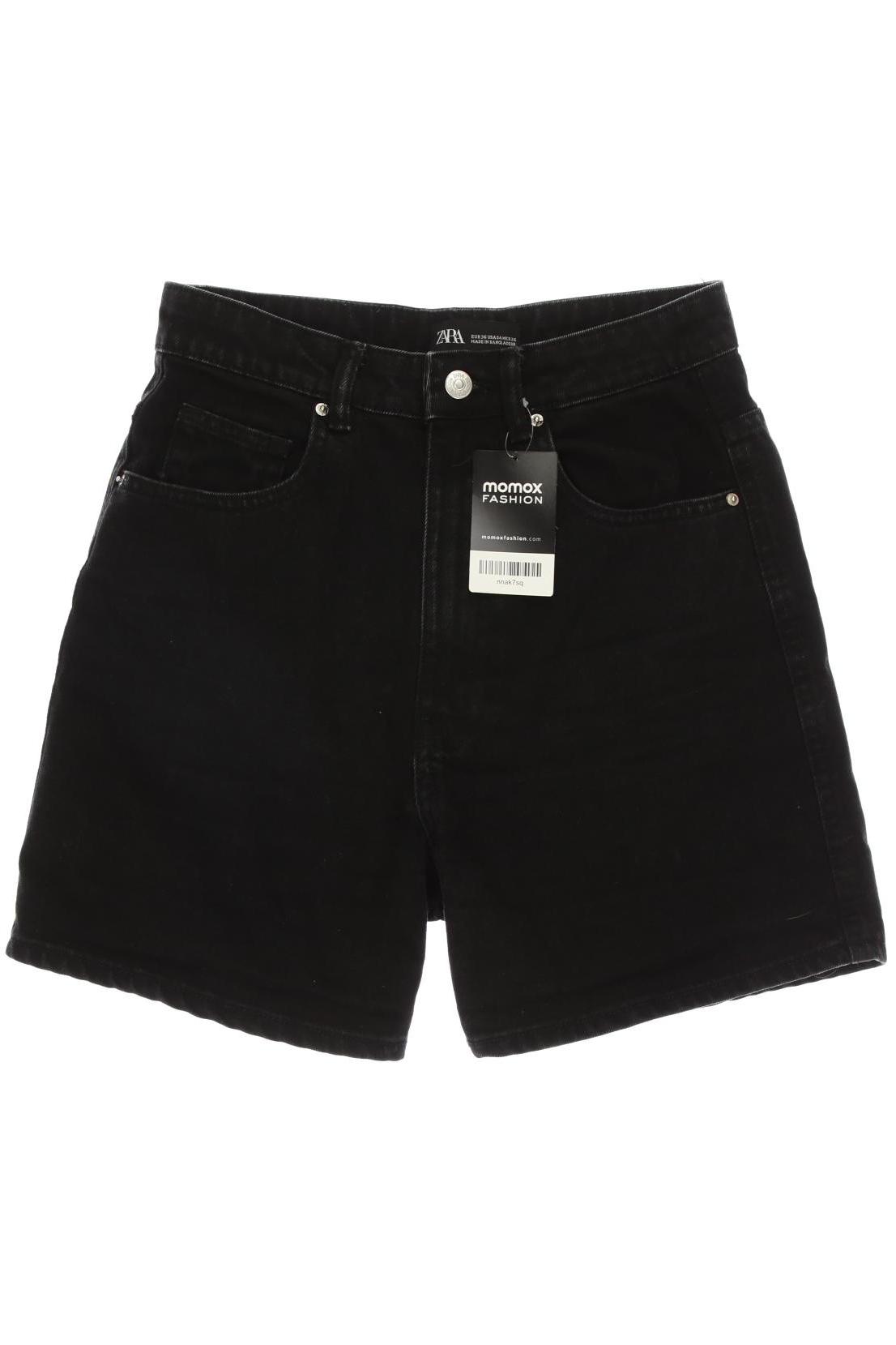 

ZARA Damen Shorts, schwarz