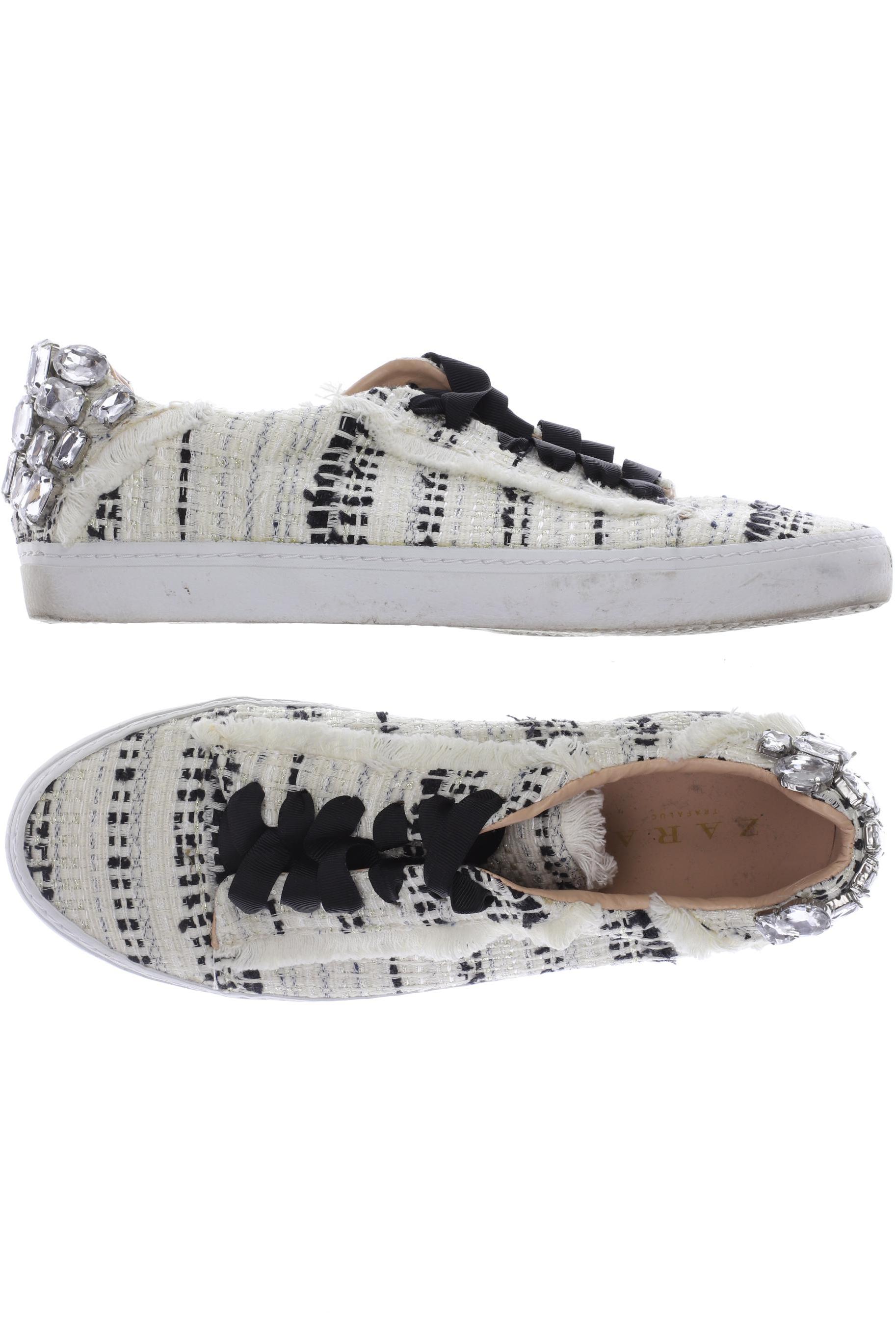 

Zara Damen Sneakers, cremeweiß, Gr. 40