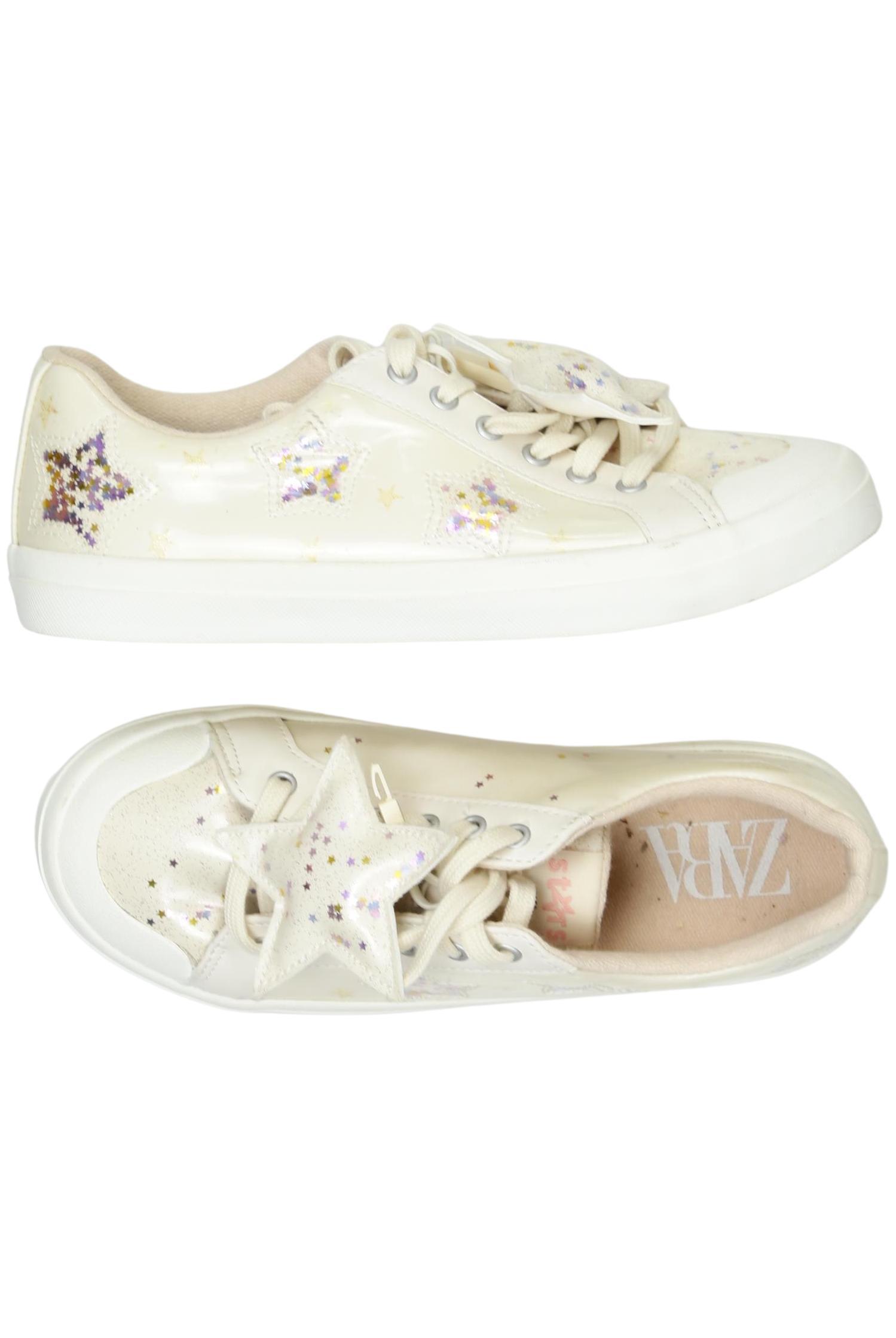

Zara Damen Sneakers, cremeweiß, Gr. 37
