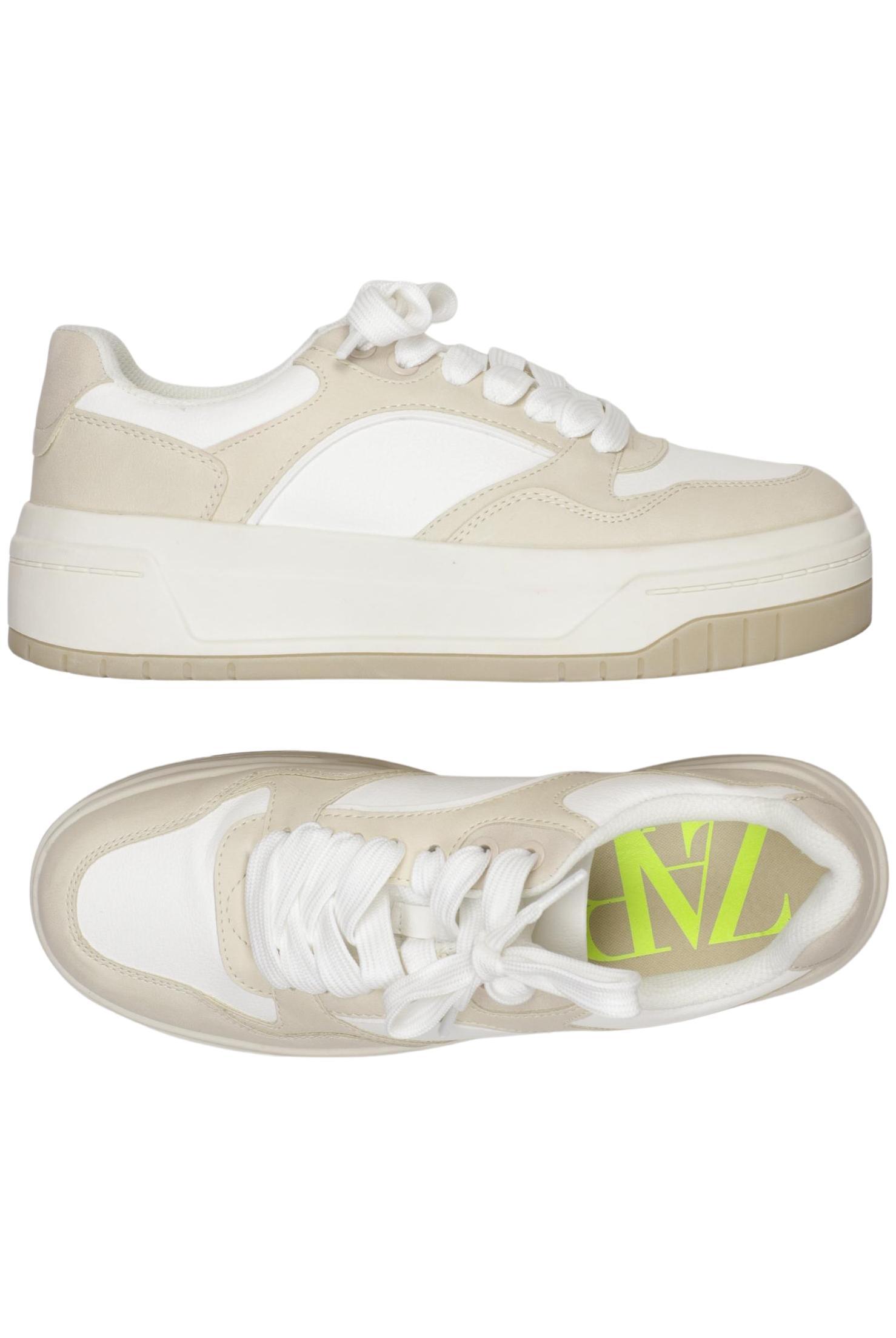 

Zara Damen Sneakers, beige, Gr. 38