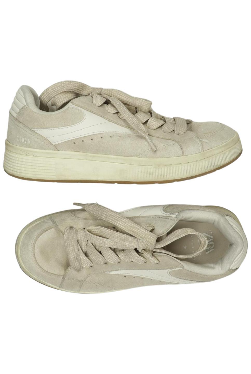 

Zara Damen Sneakers, beige, Gr. 38