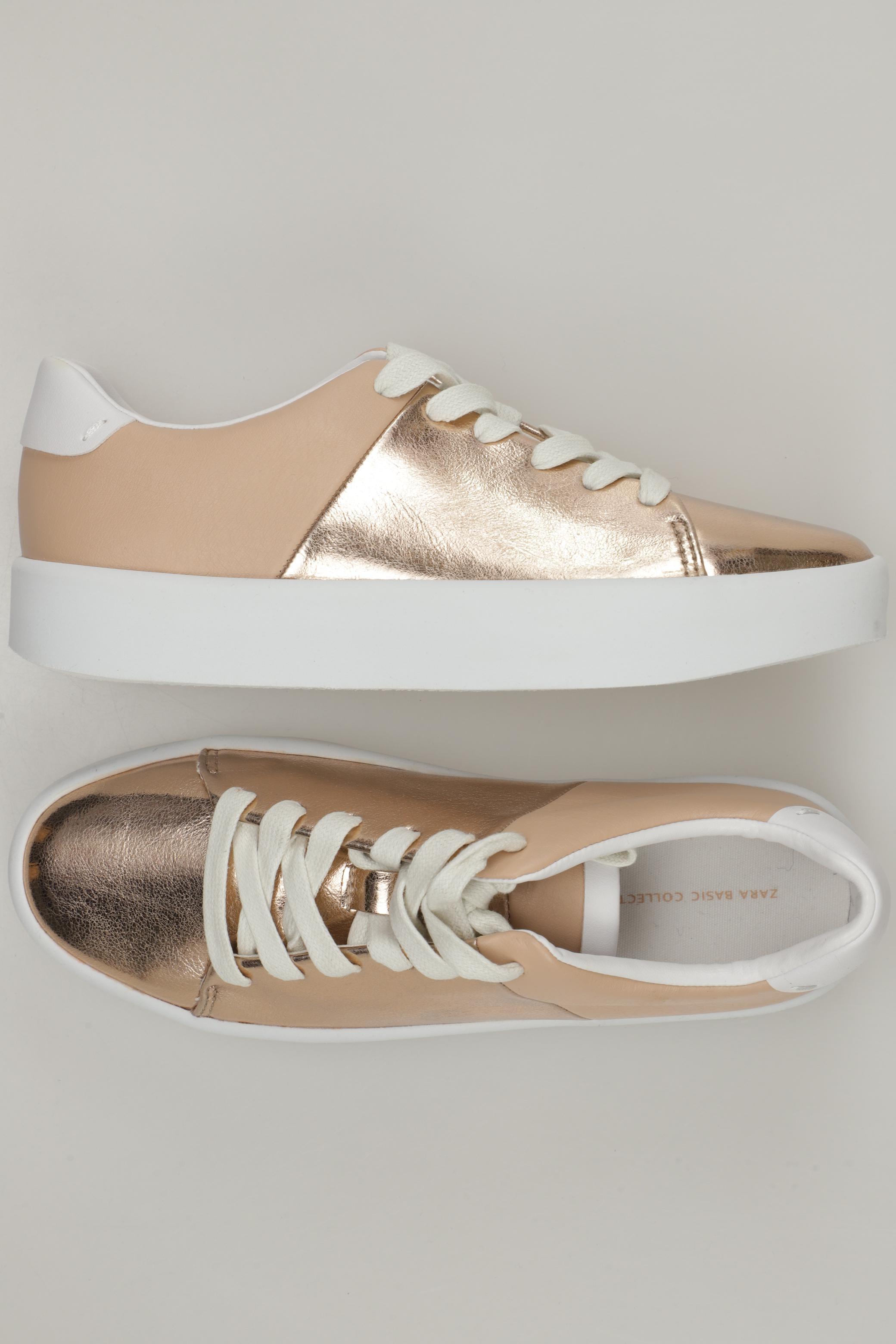 

ZARA Damen Sneakers, beige