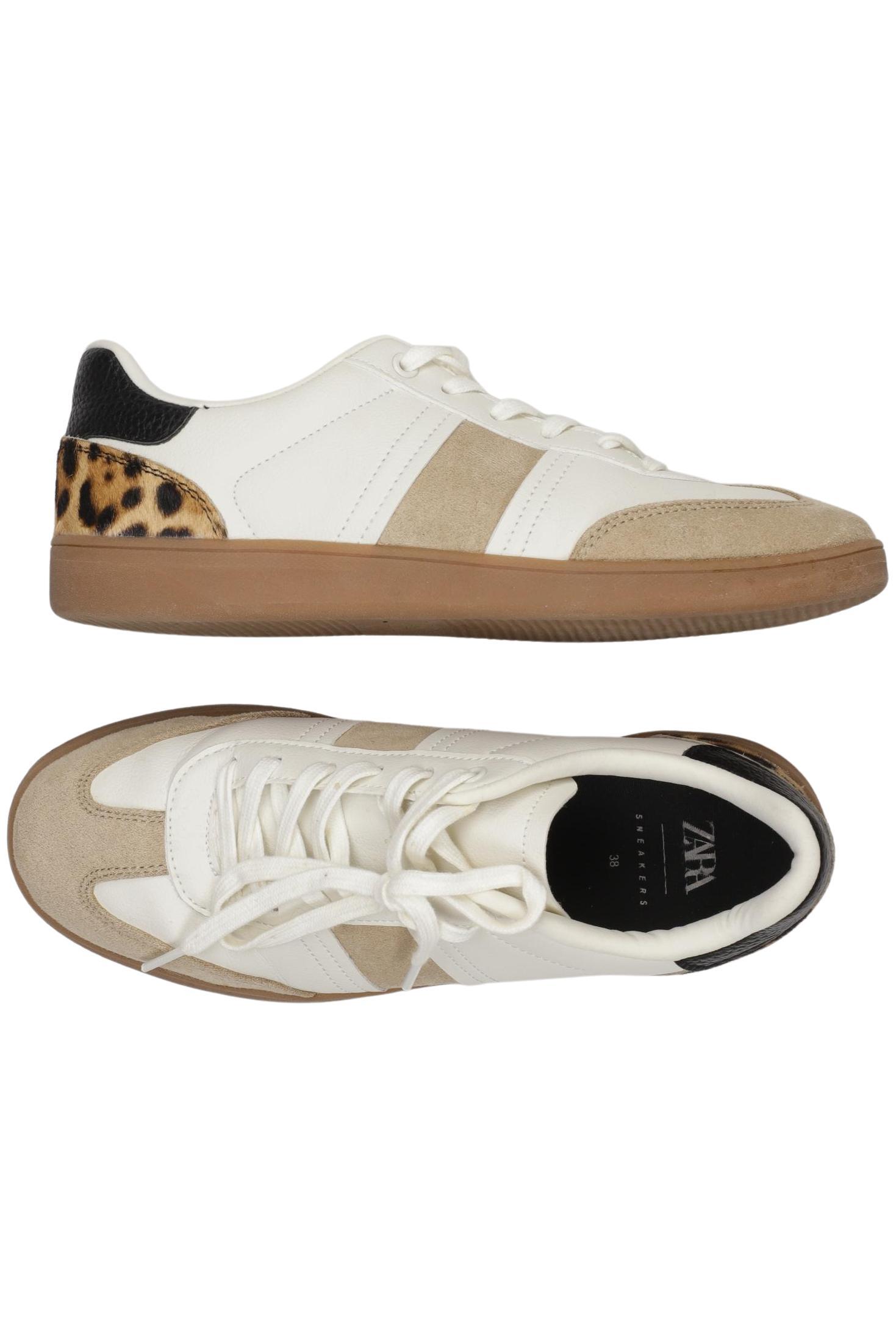 

Zara Damen Sneakers, beige, Gr. 38