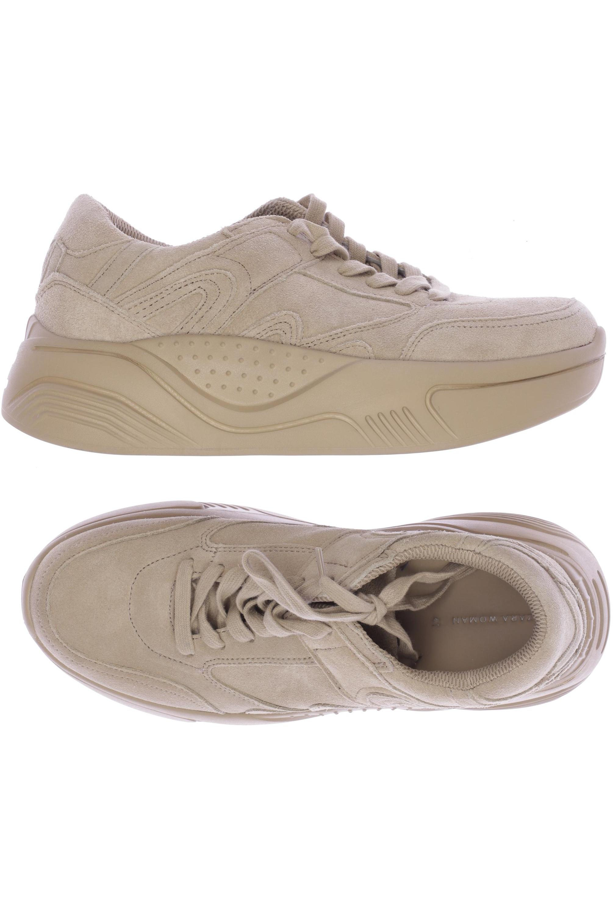 

Zara Damen Sneakers, beige, Gr. 41