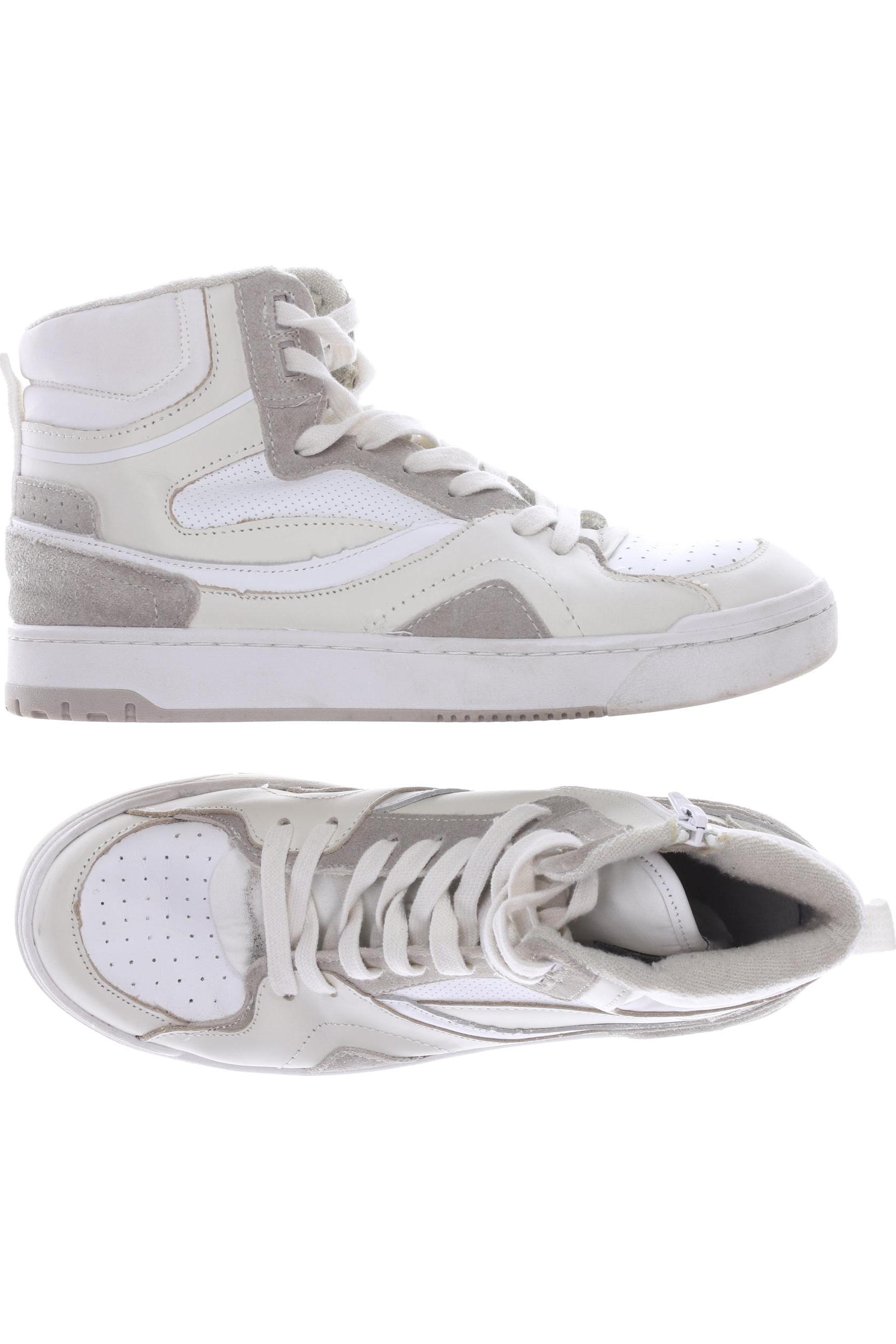 

ZARA Damen Sneakers, cremeweiß