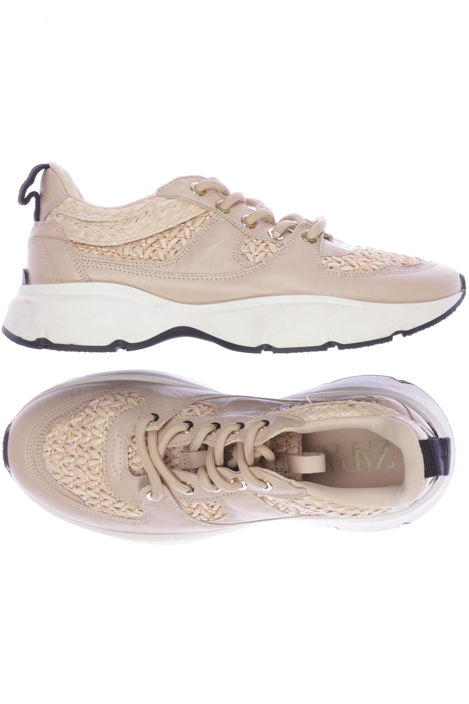 

Zara Damen Sneakers, beige, Gr. 37