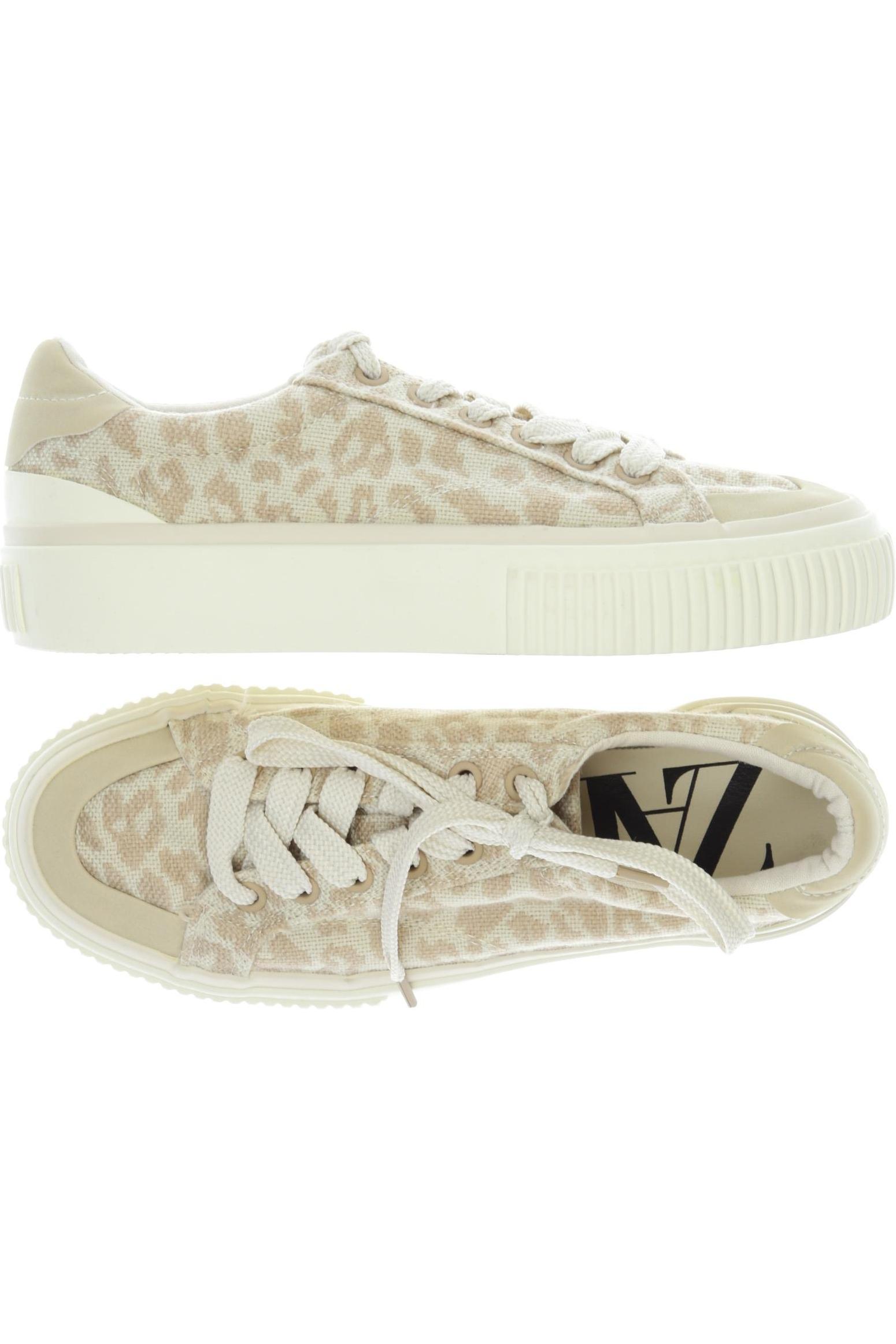 

Zara Damen Sneakers, beige, Gr. 37