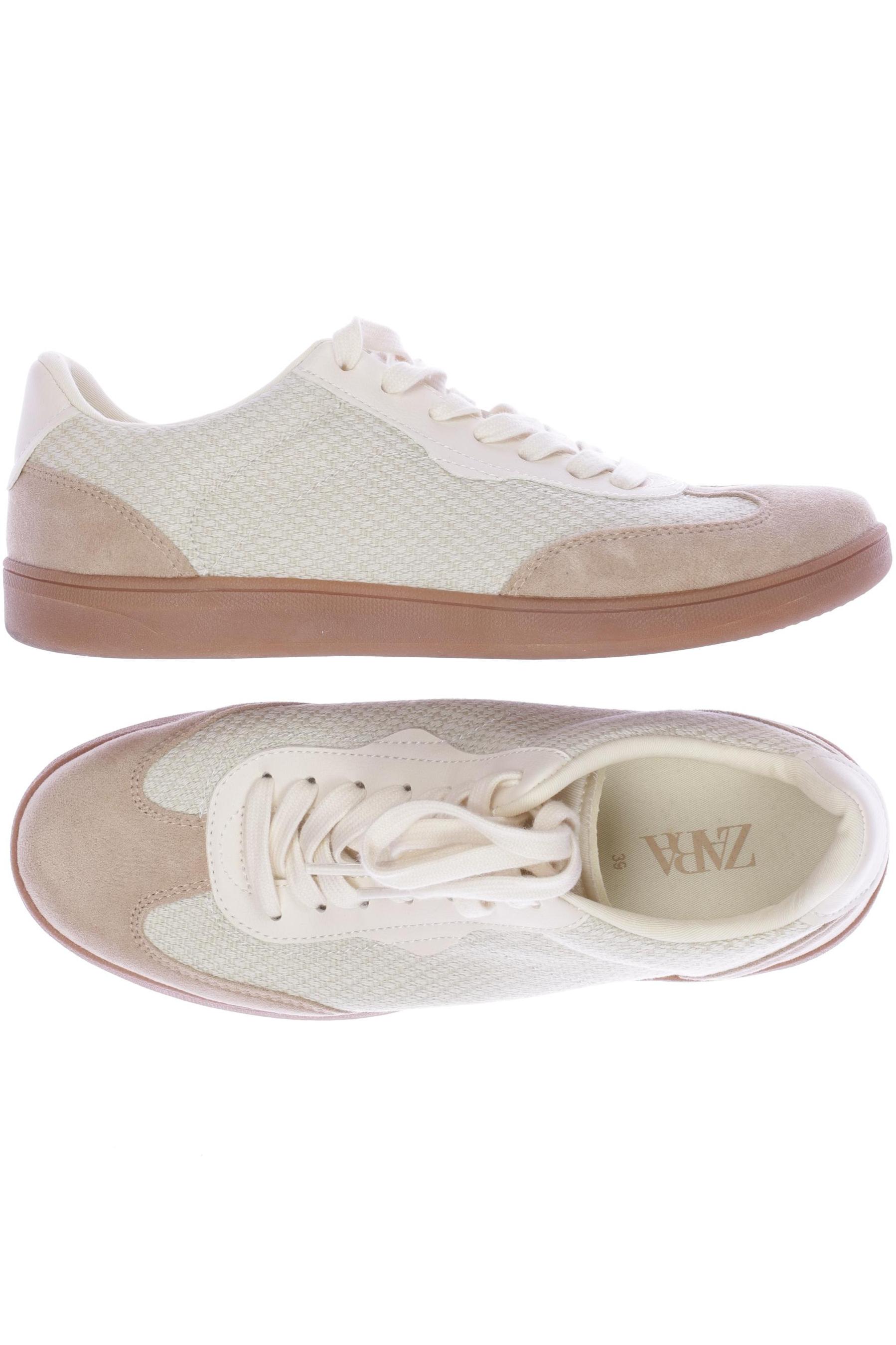 

Zara Damen Sneakers, beige, Gr. 39