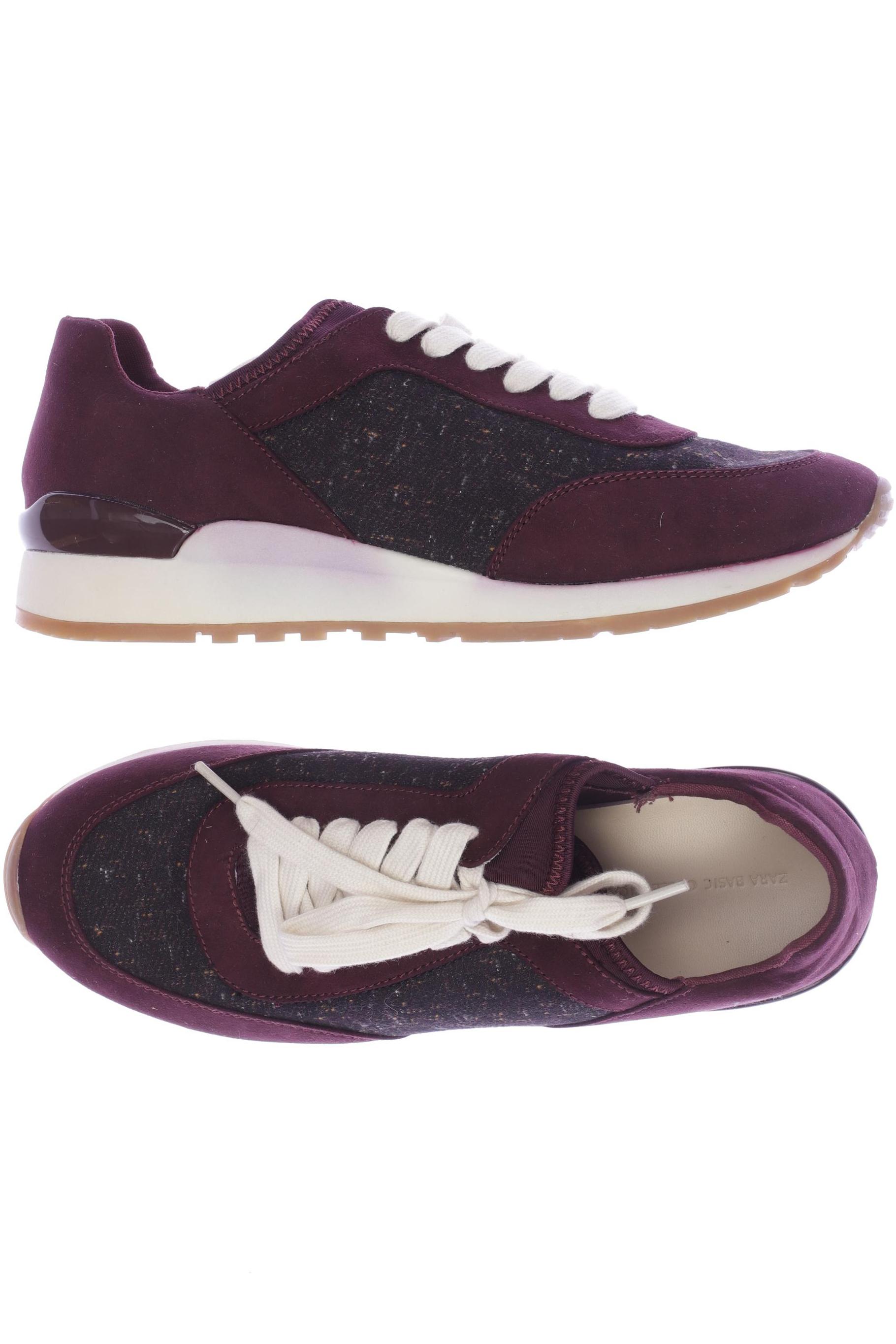 

ZARA Damen Sneakers, bordeaux