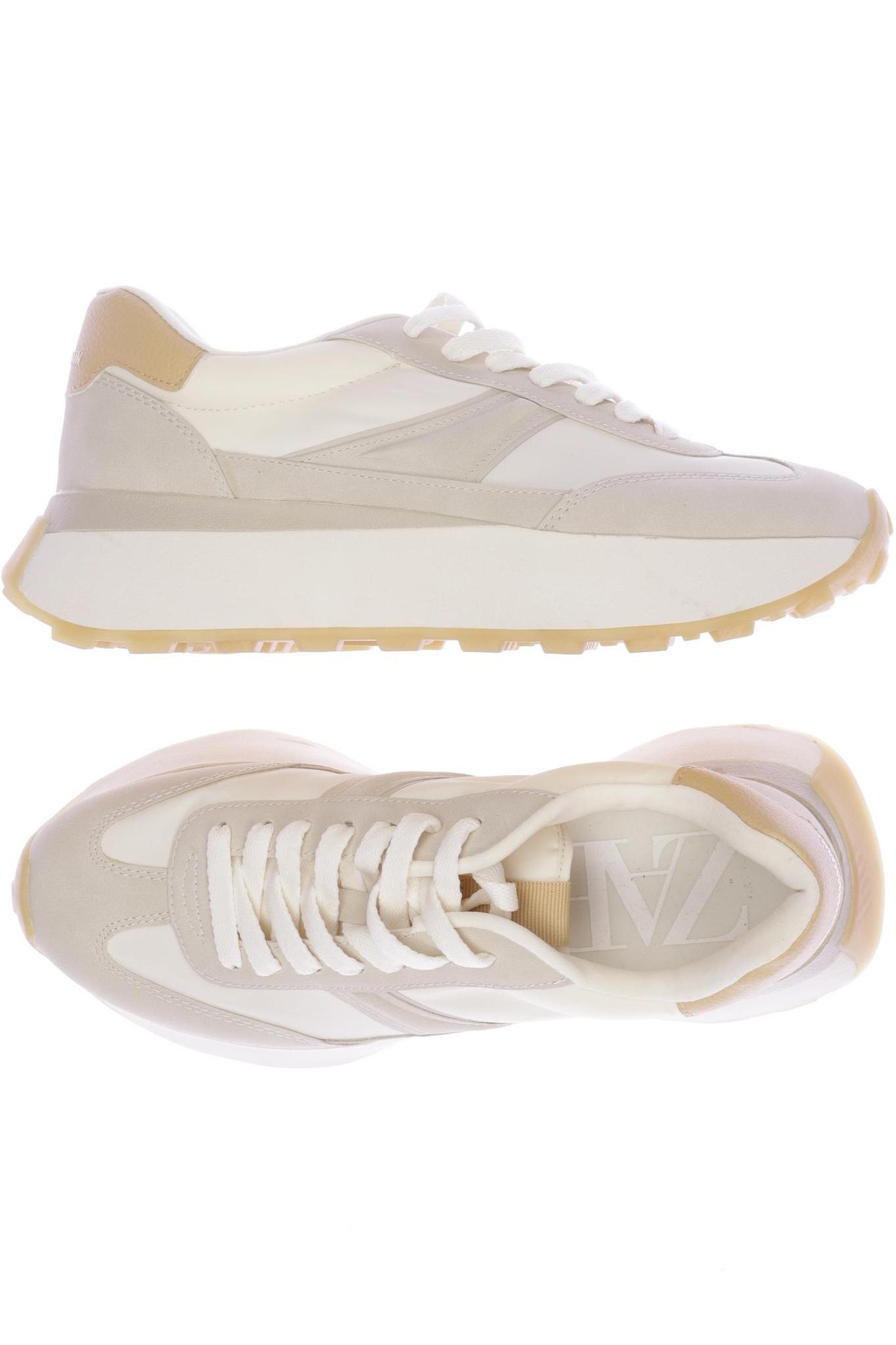

Zara Damen Sneakers, cremeweiß, Gr. 39