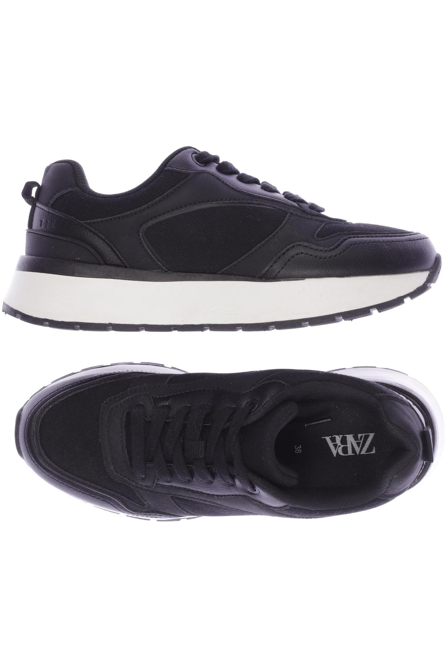 

Zara Damen Sneakers, schwarz, Gr. 38