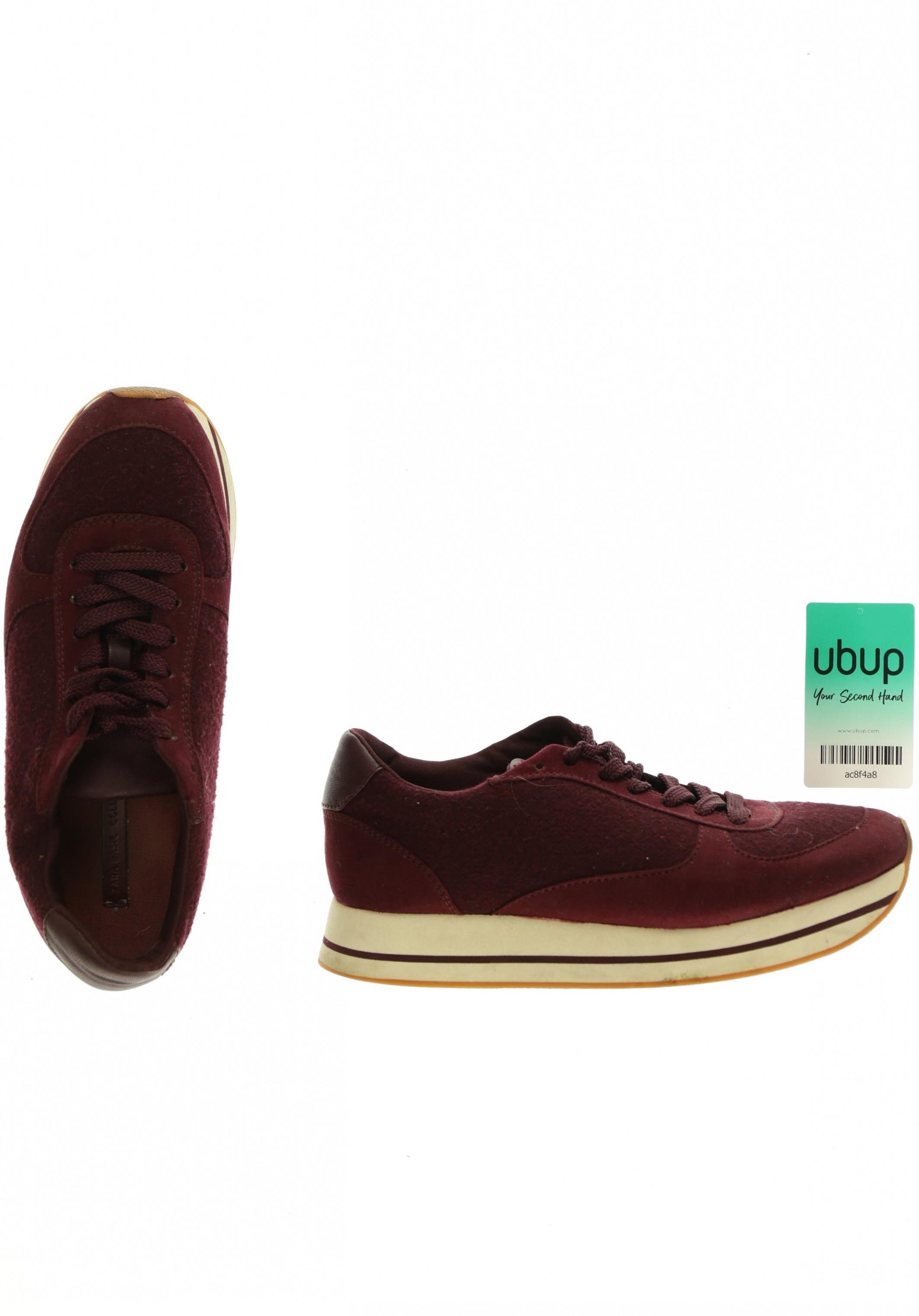 

Zara Damen Sneakers, bordeaux, Gr. 38