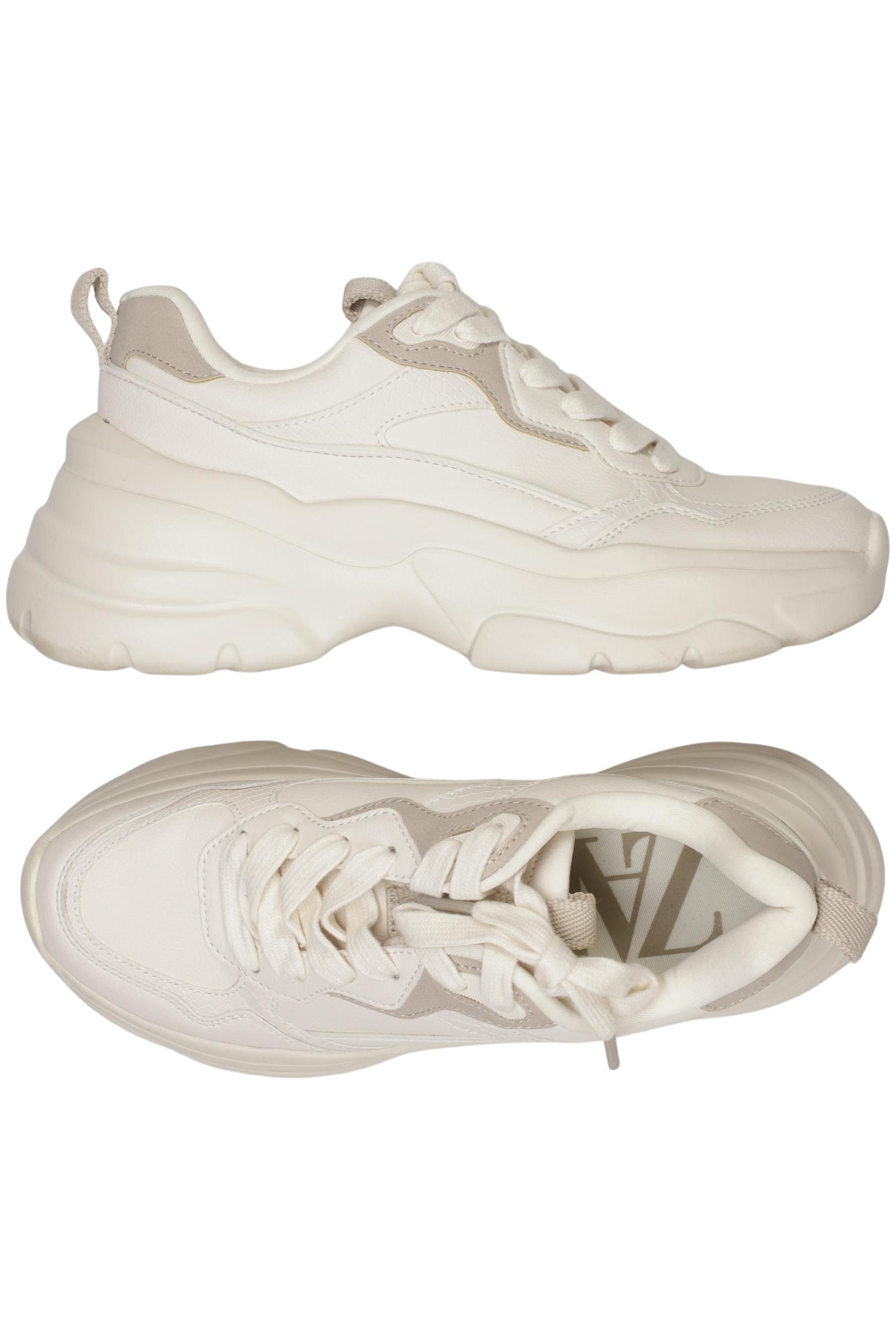 

Zara Damen Sneakers, cremeweiß, Gr. 37