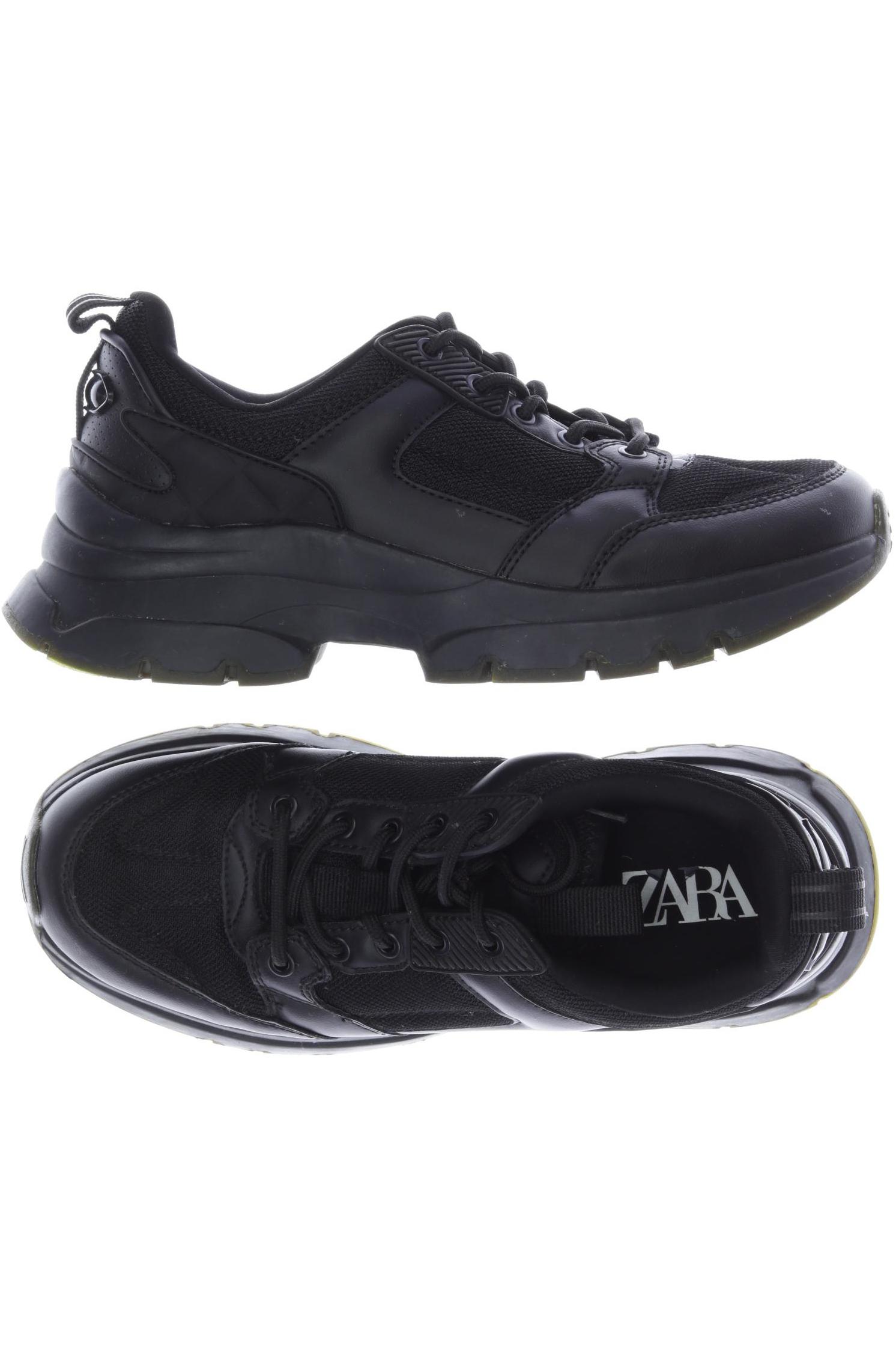

Zara Damen Sneakers, schwarz, Gr. 38