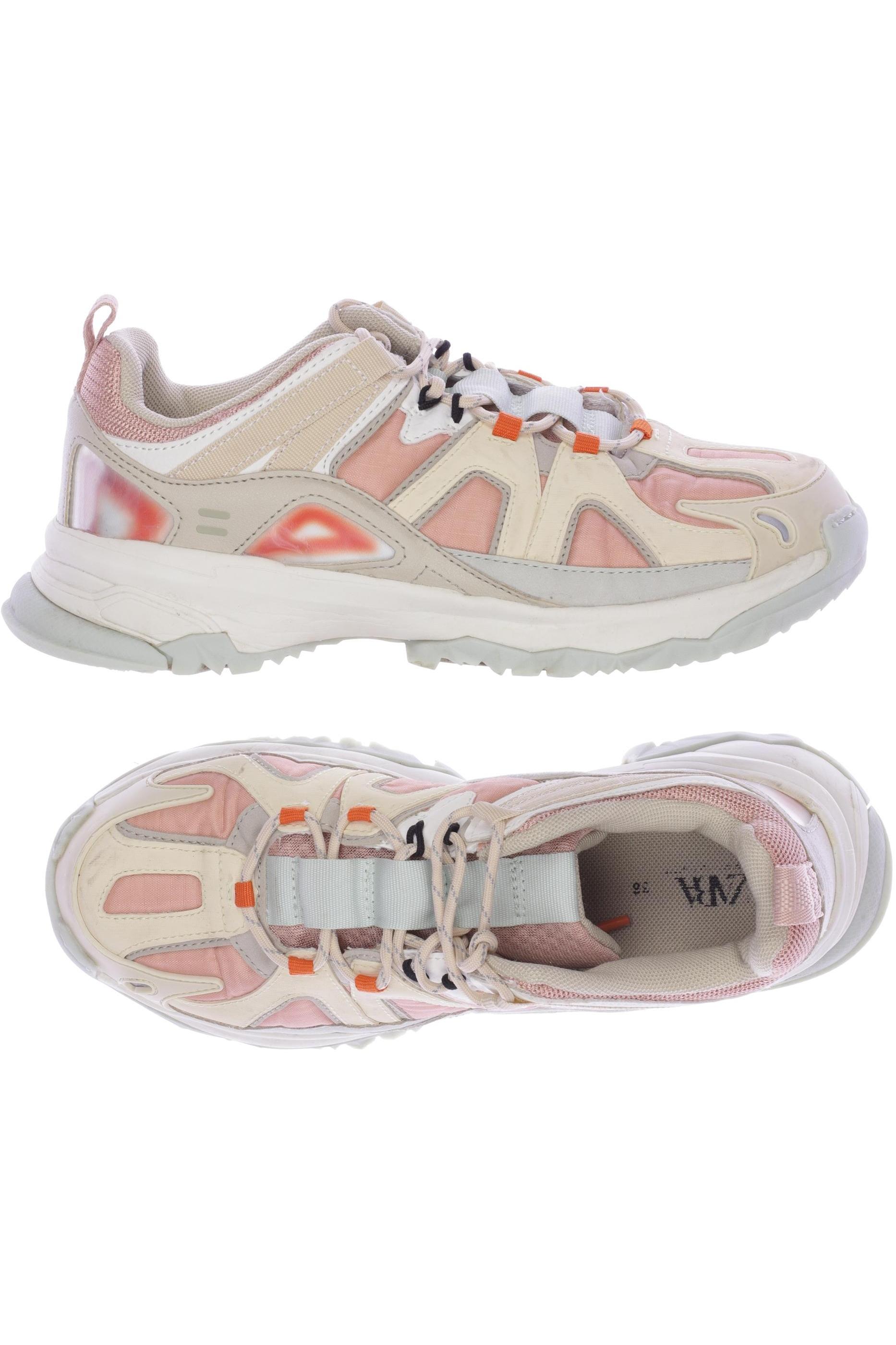 

Zara Damen Sneakers, beige, Gr. 38