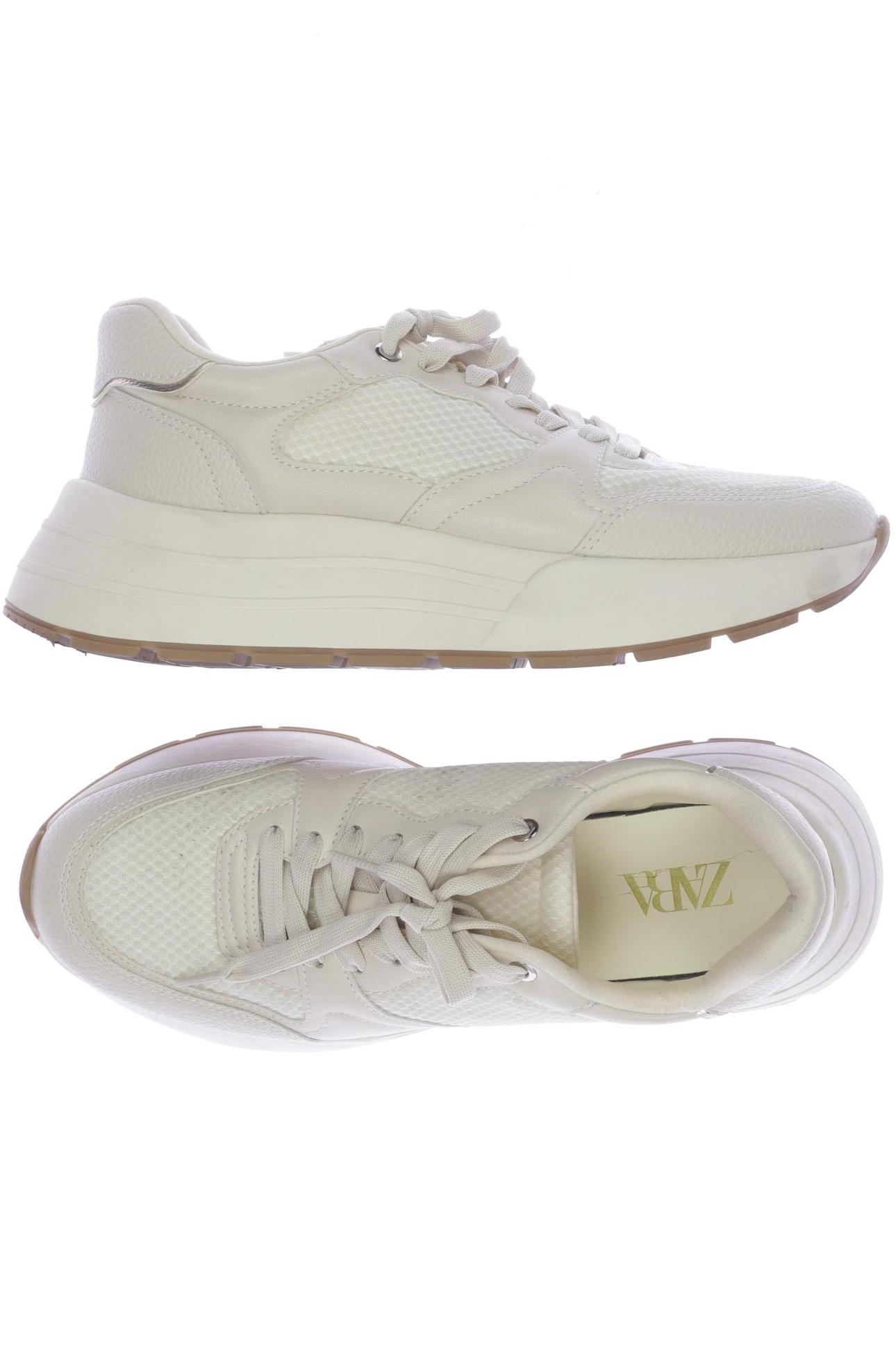 

Zara Damen Sneakers, cremeweiß, Gr. 37