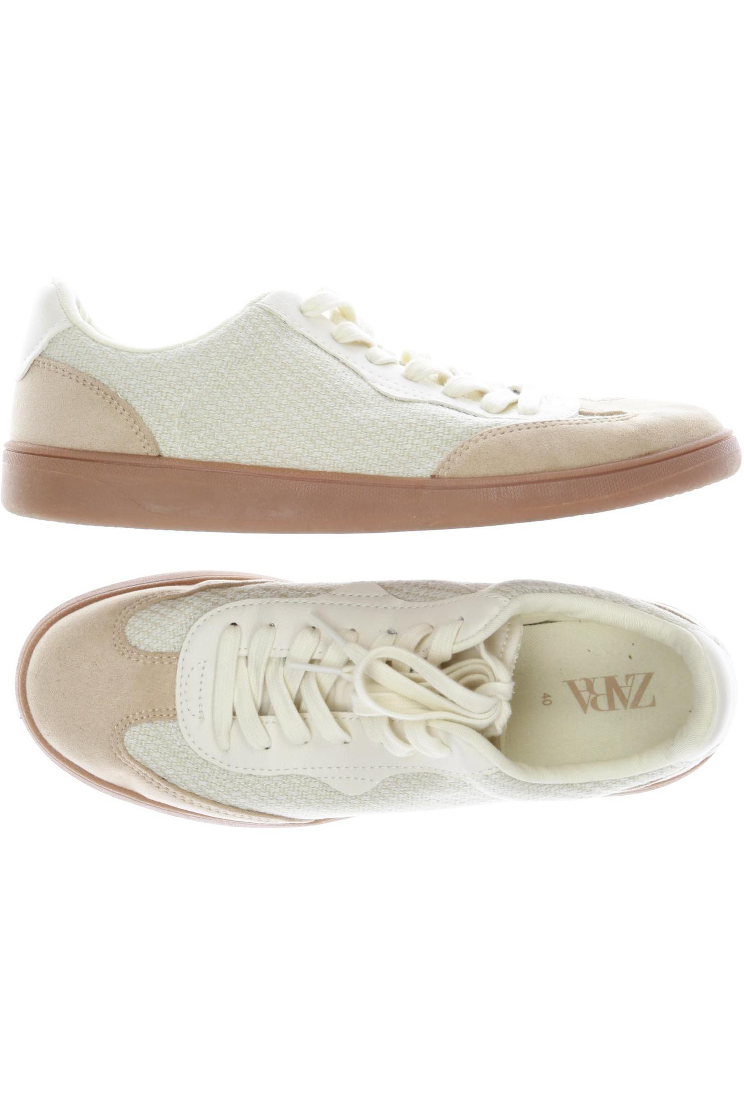 

Zara Damen Sneakers, cremeweiß, Gr. 40