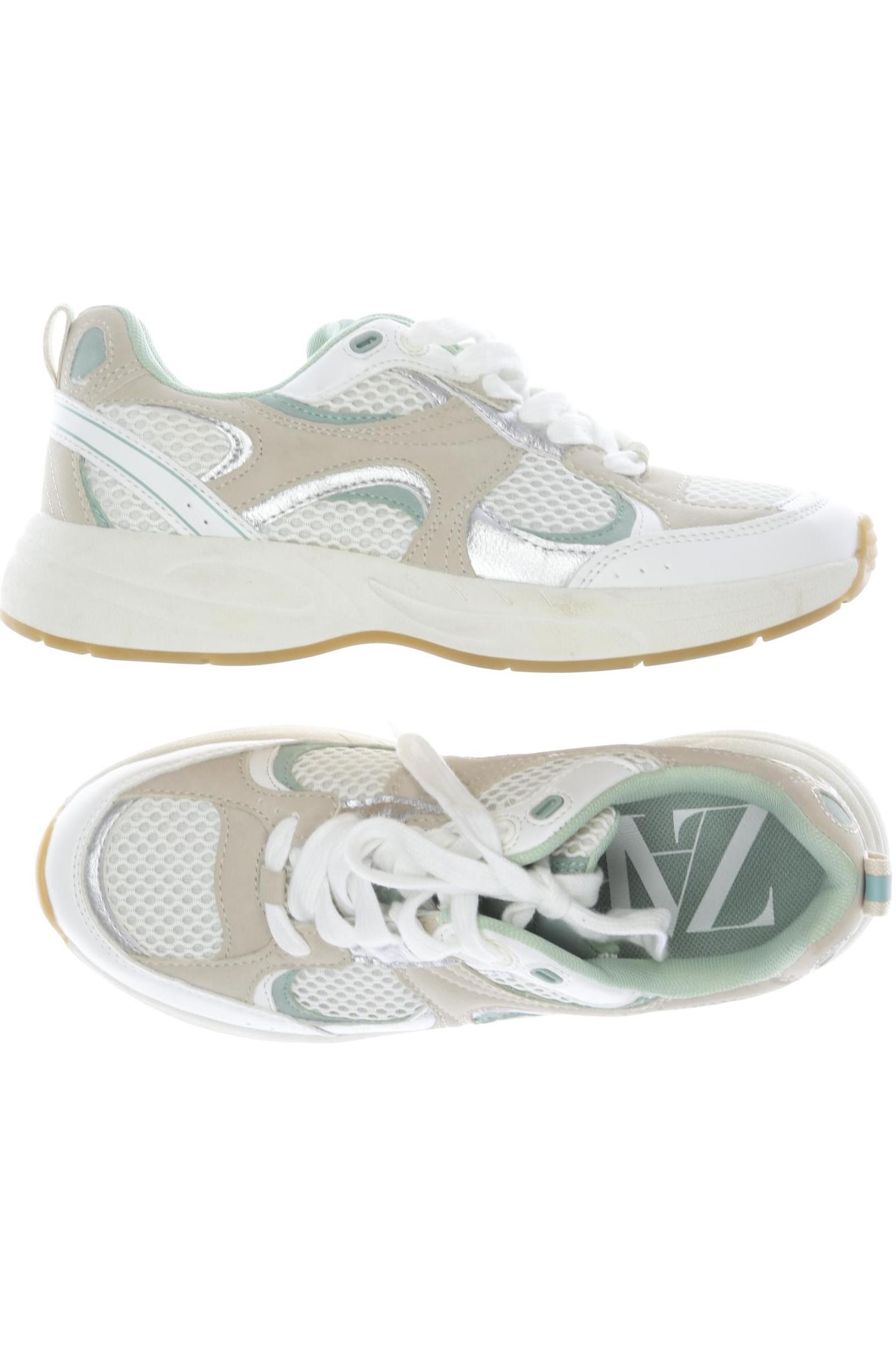

Zara Damen Sneakers, cremeweiß, Gr. 38