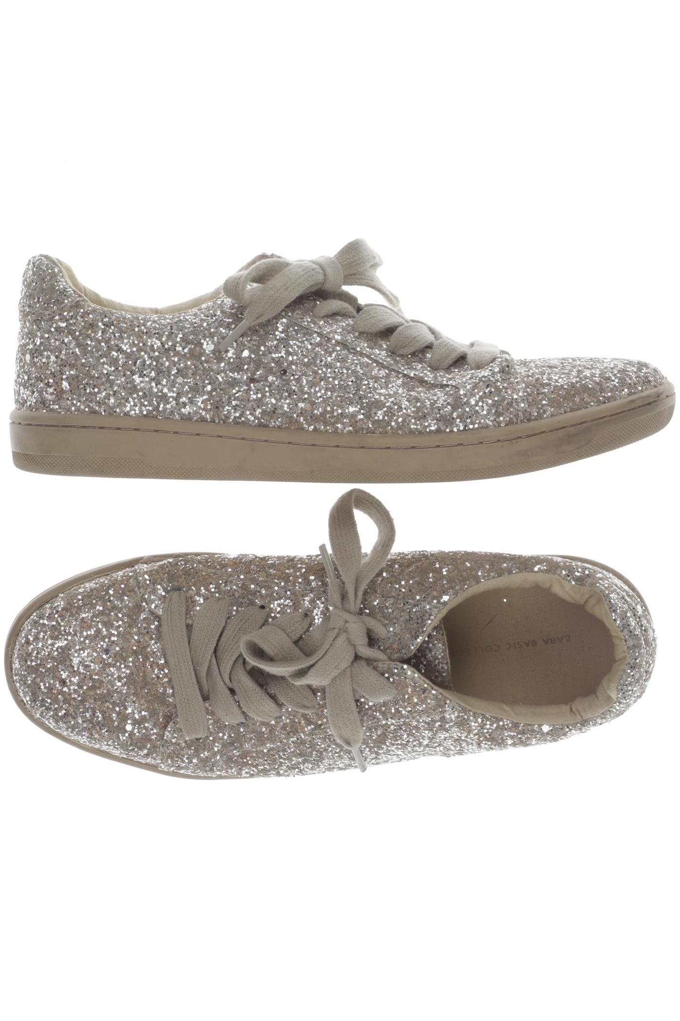 

ZARA Damen Sneakers, beige