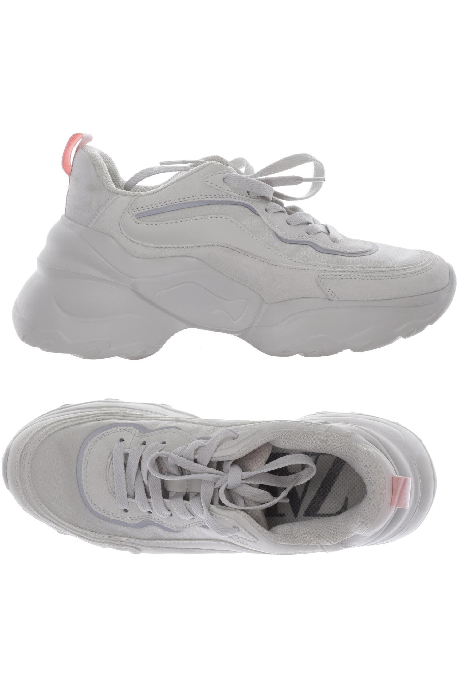 

ZARA Damen Sneakers, cremeweiß