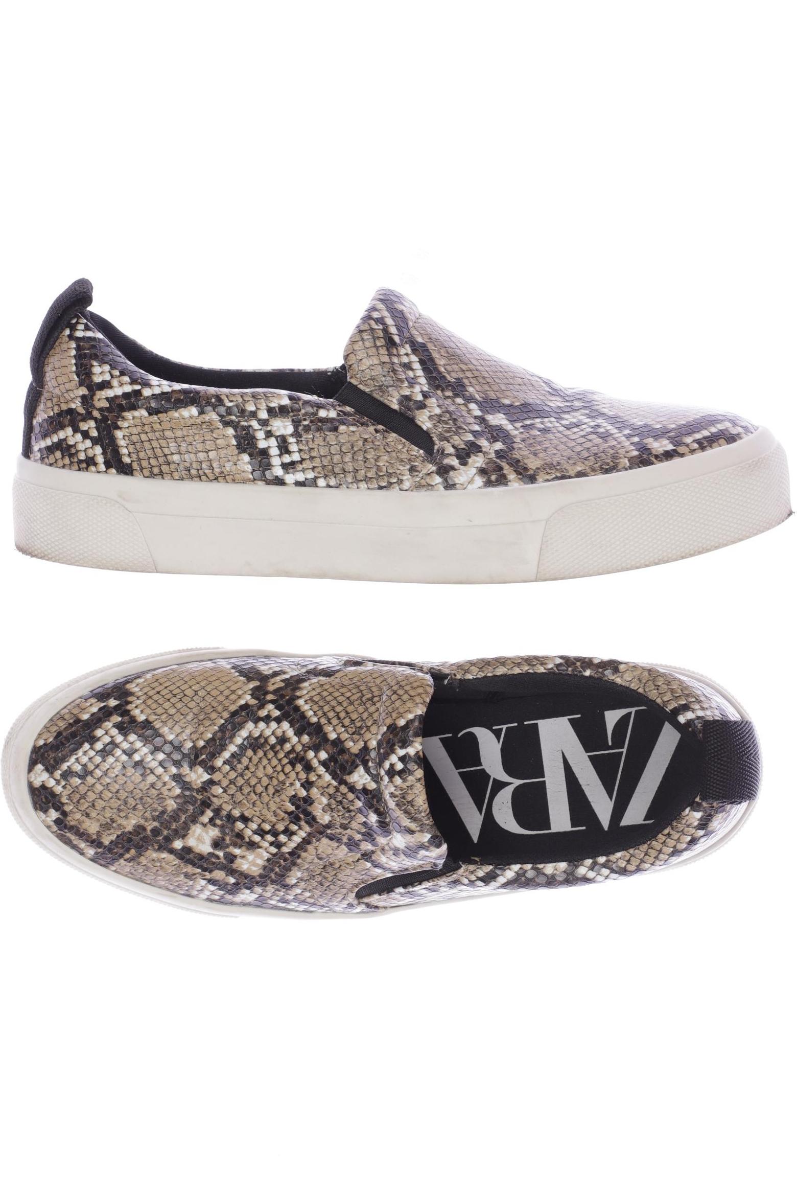 

ZARA Damen Sneakers, beige