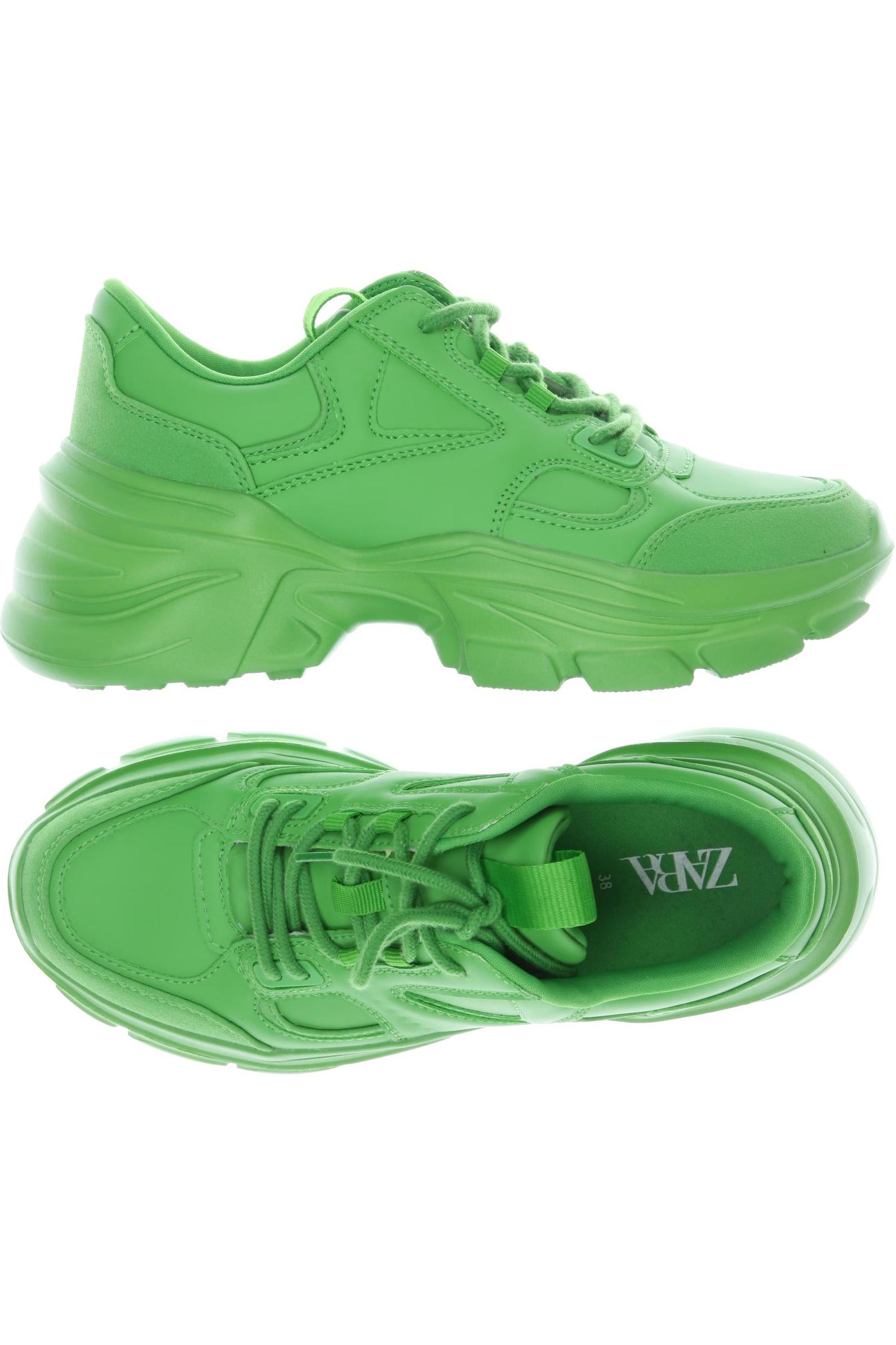 

Zara Damen Sneakers, grün, Gr. 38