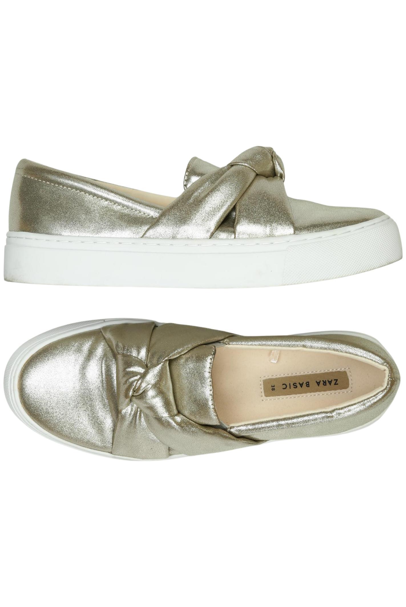 

Zara Damen Sneakers, gold, Gr. 38