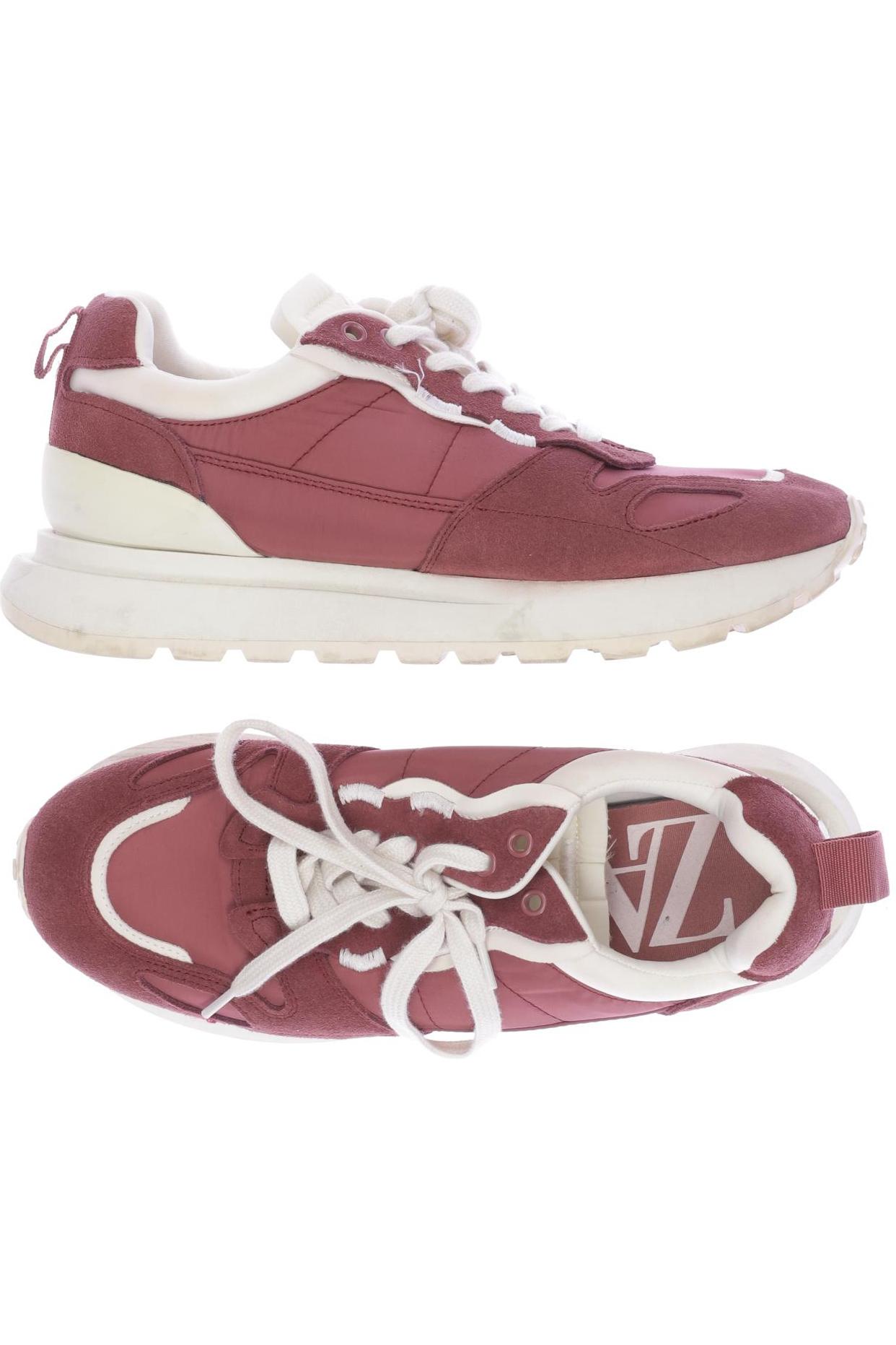 

Zara Damen Sneakers, bordeaux, Gr. 38