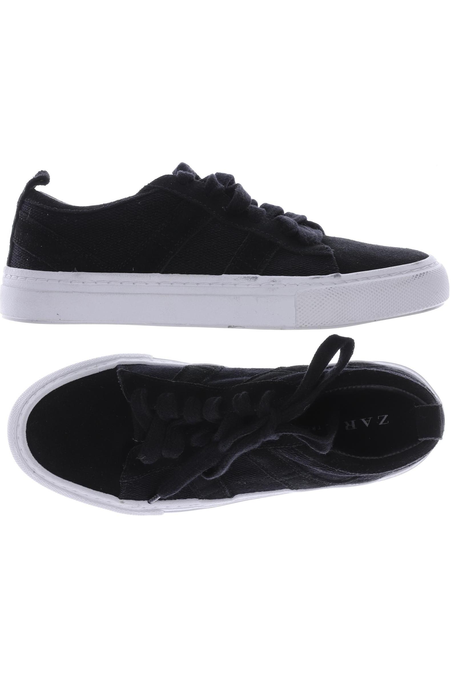 

ZARA Damen Sneakers, schwarz