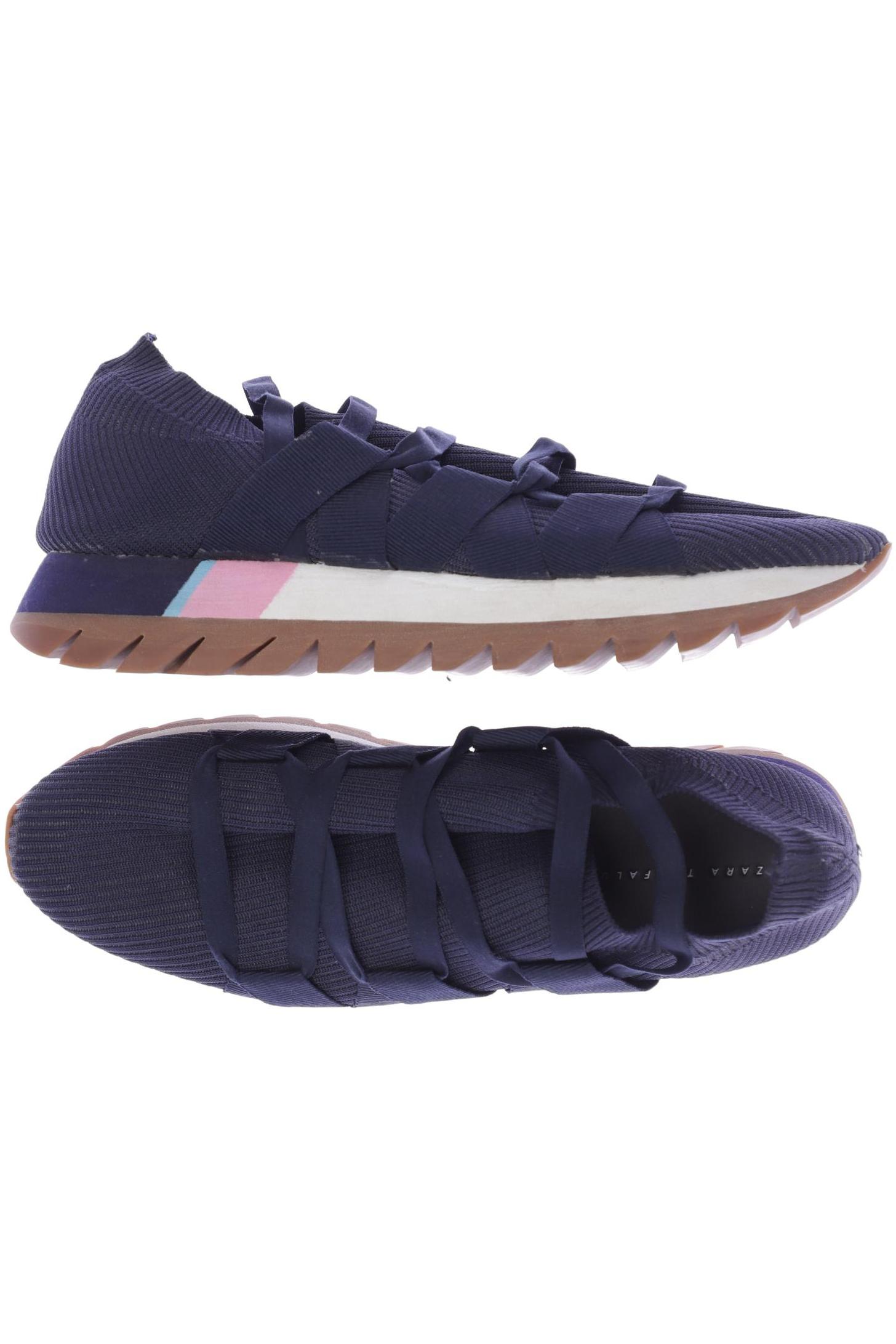 

ZARA Damen Sneakers, marineblau