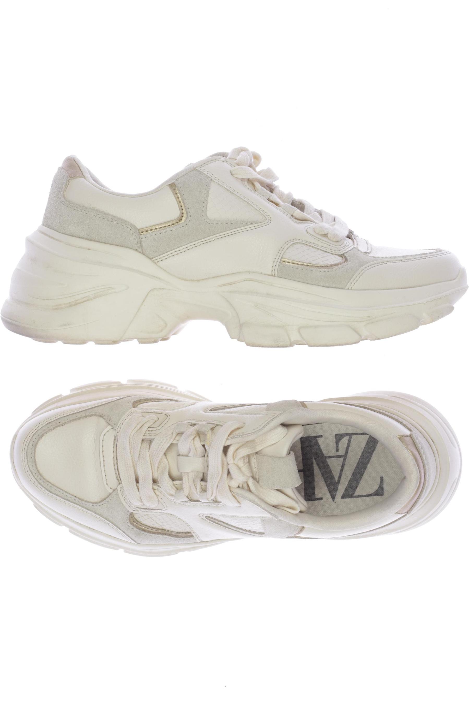 

Zara Damen Sneakers, beige, Gr. 40