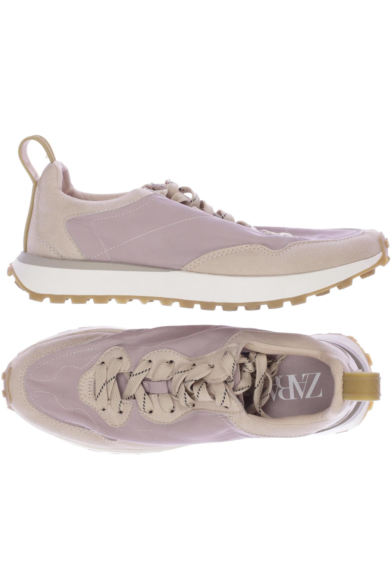 

Zara Damen Sneakers, beige, Gr. 39