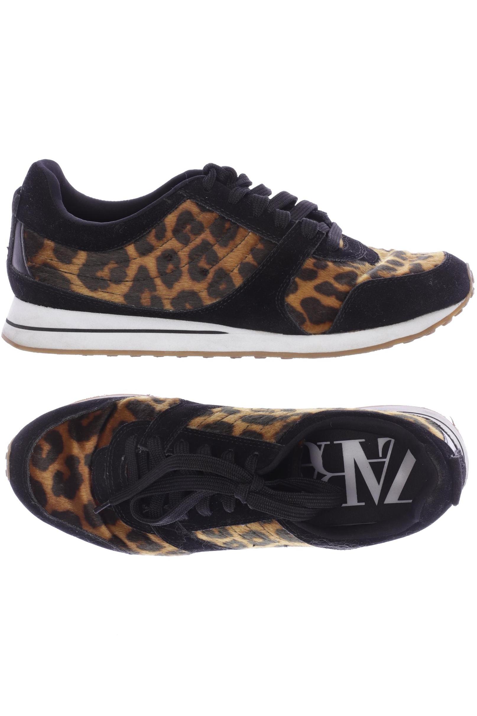 

ZARA Damen Sneakers, braun