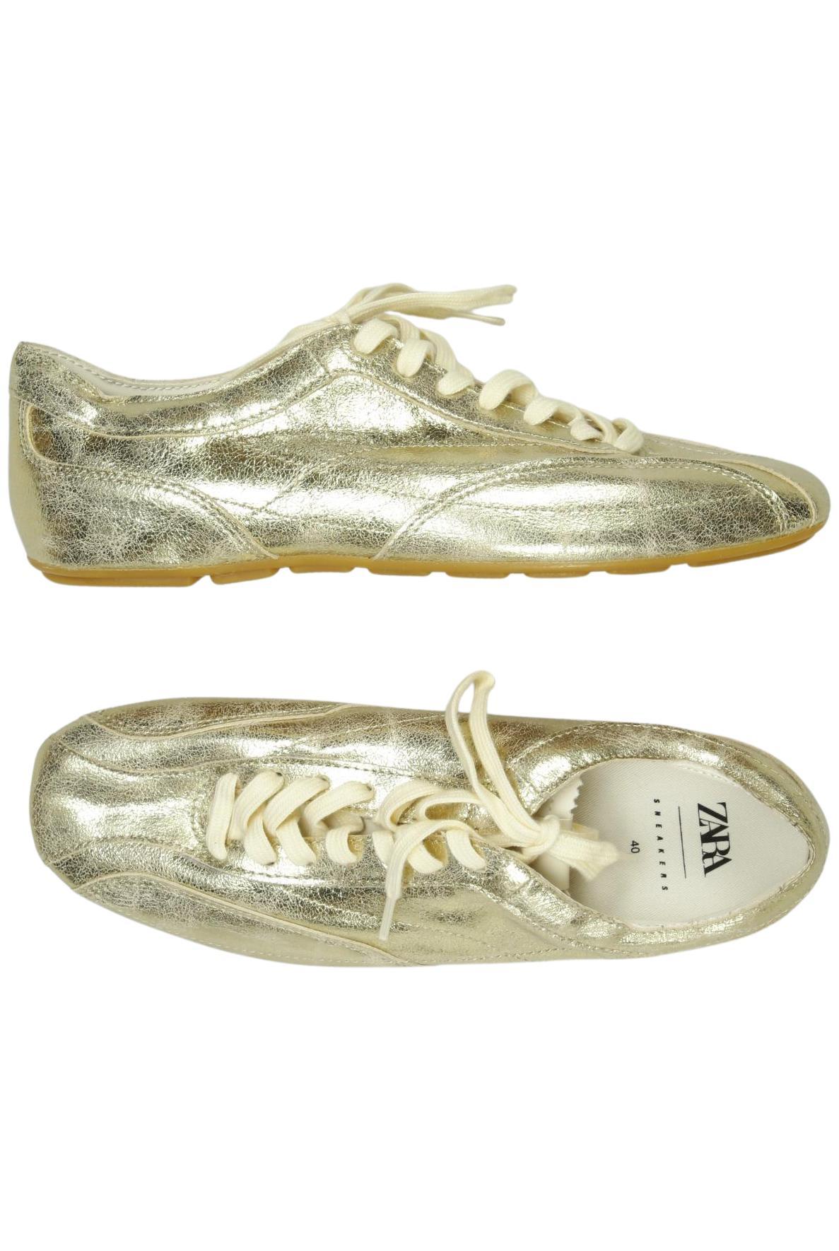 

Zara Damen Sneakers, gold, Gr. 40