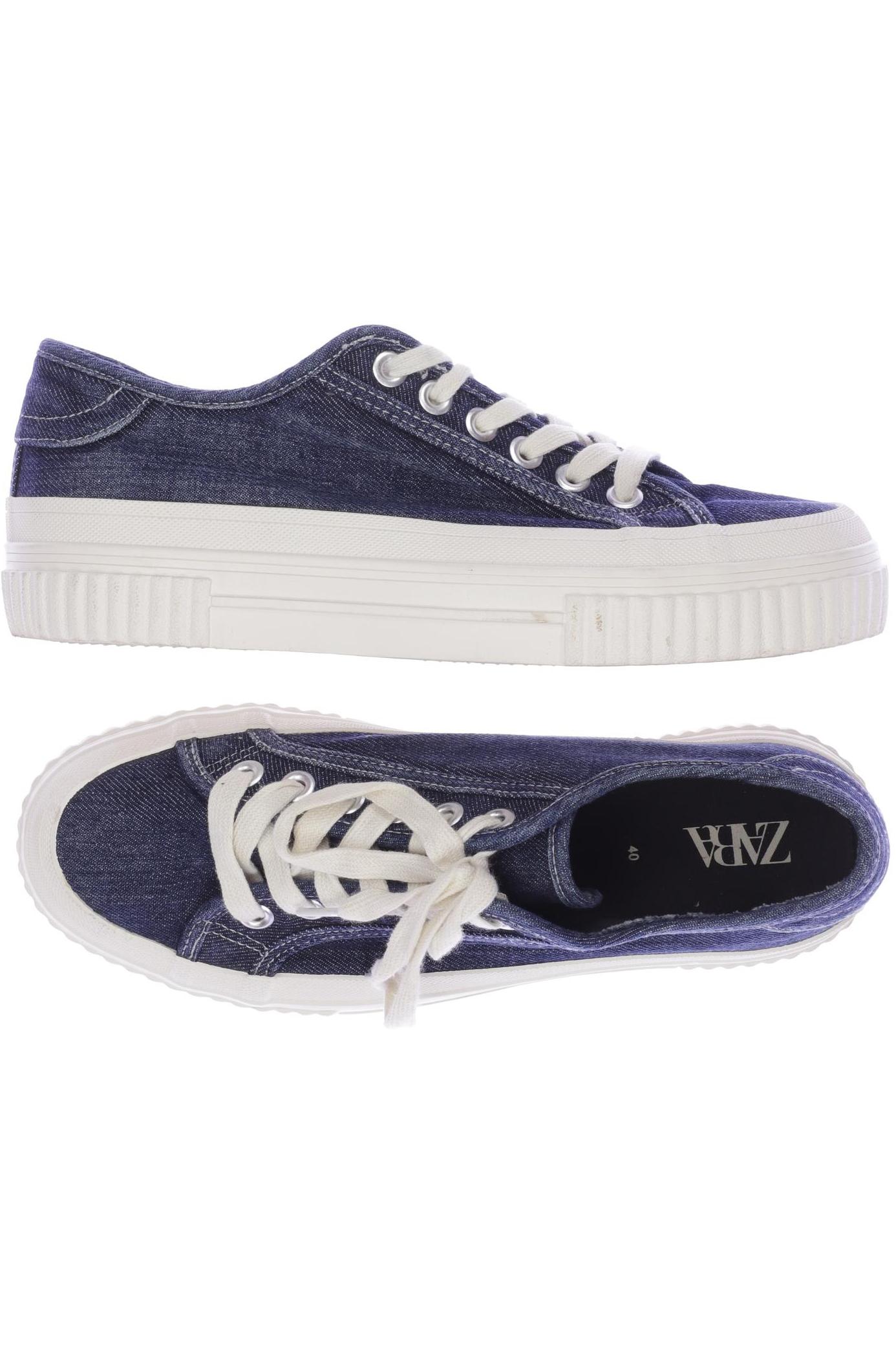 

Zara Damen Sneakers, blau, Gr. 40