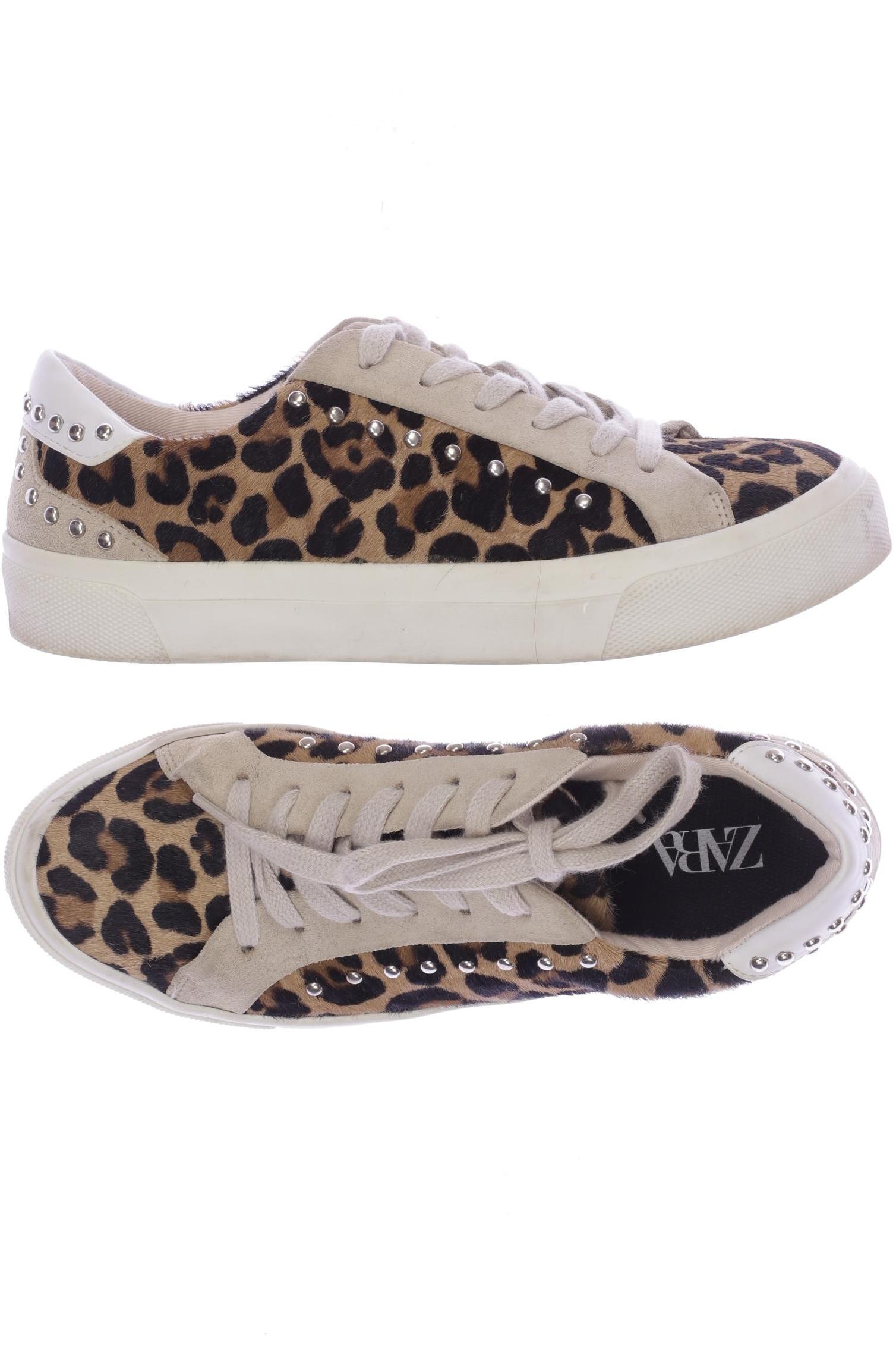 

Zara Damen Sneakers, beige, Gr. 38