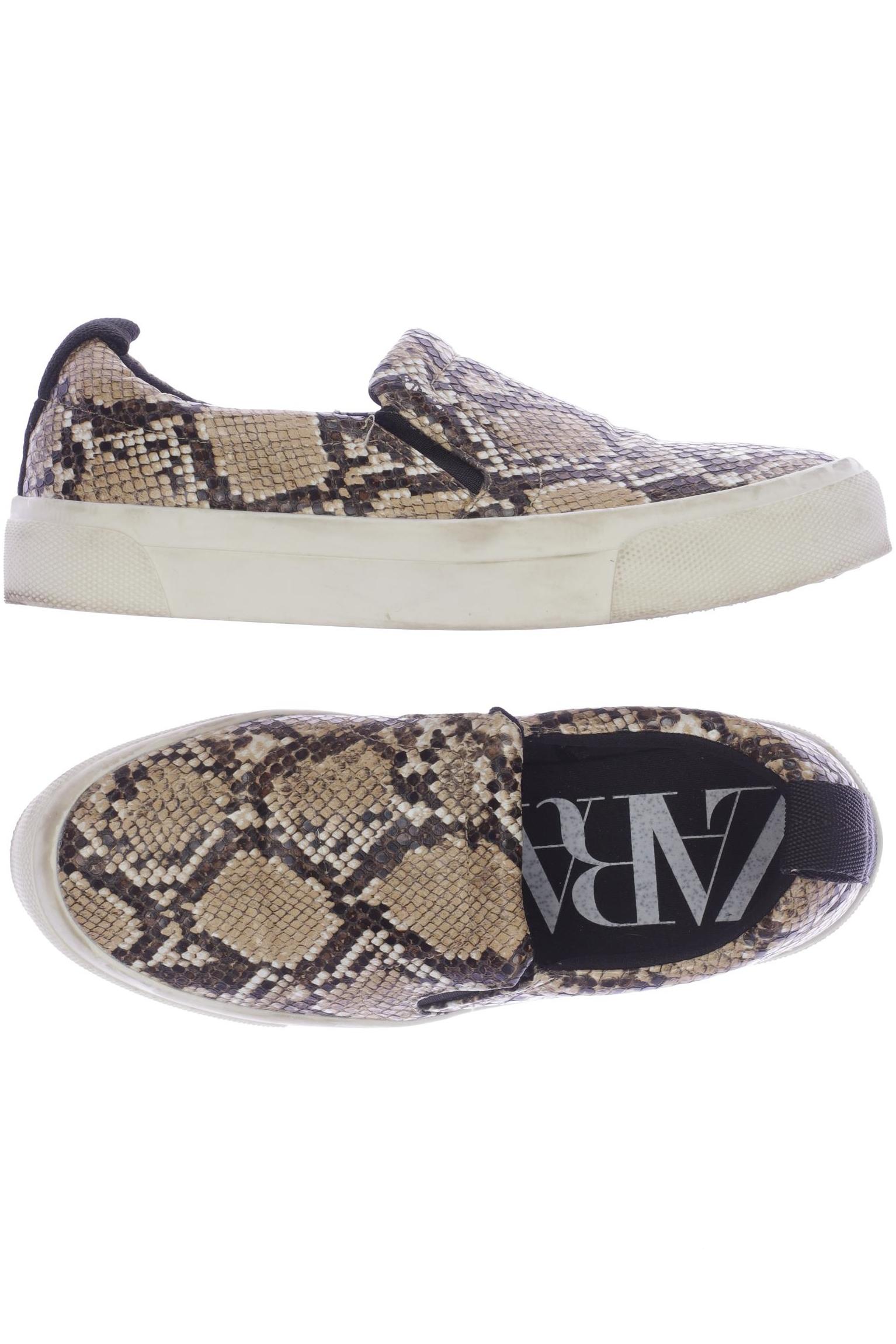 

ZARA Damen Sneakers, beige