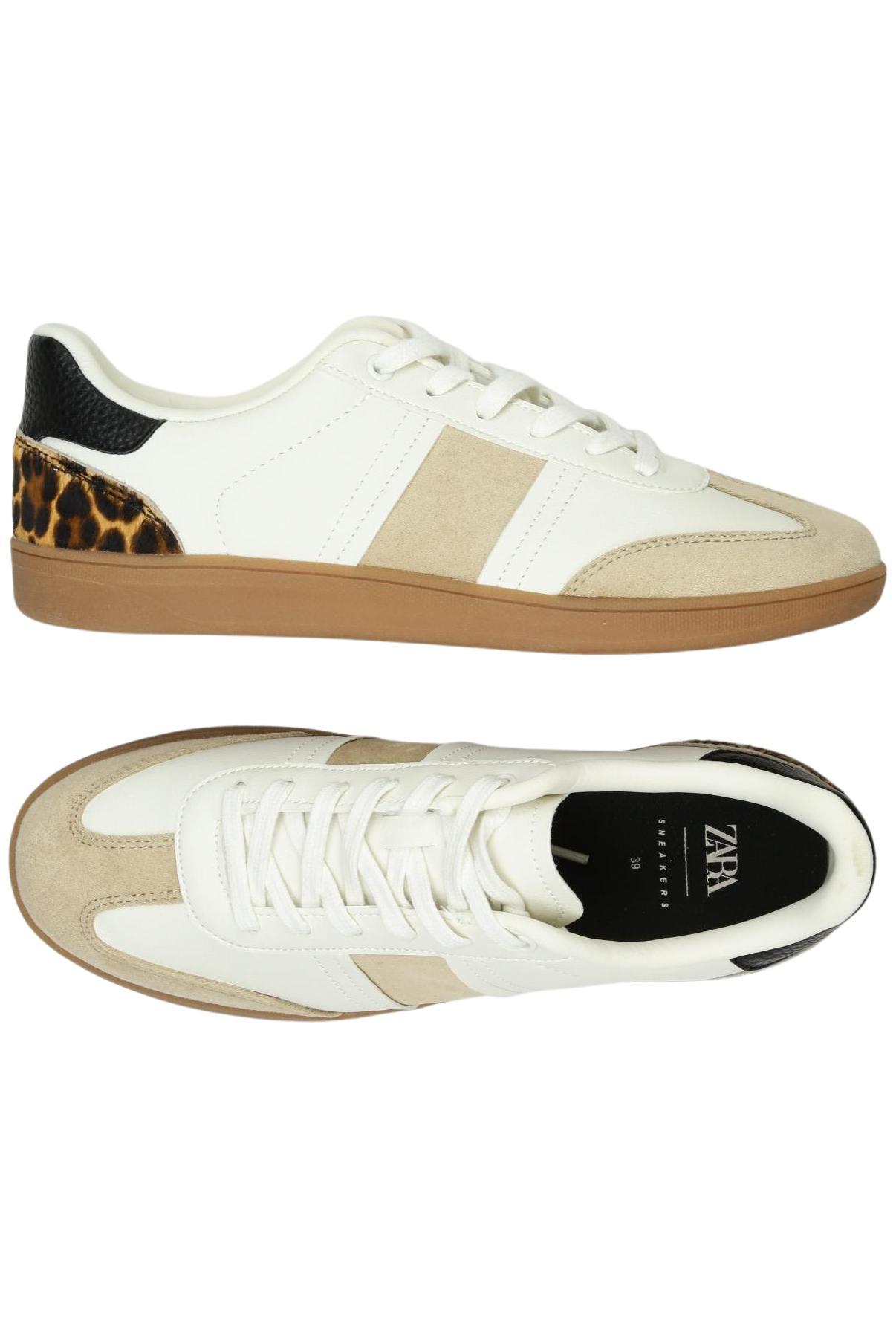 

Zara Damen Sneakers, cremeweiß, Gr. 39