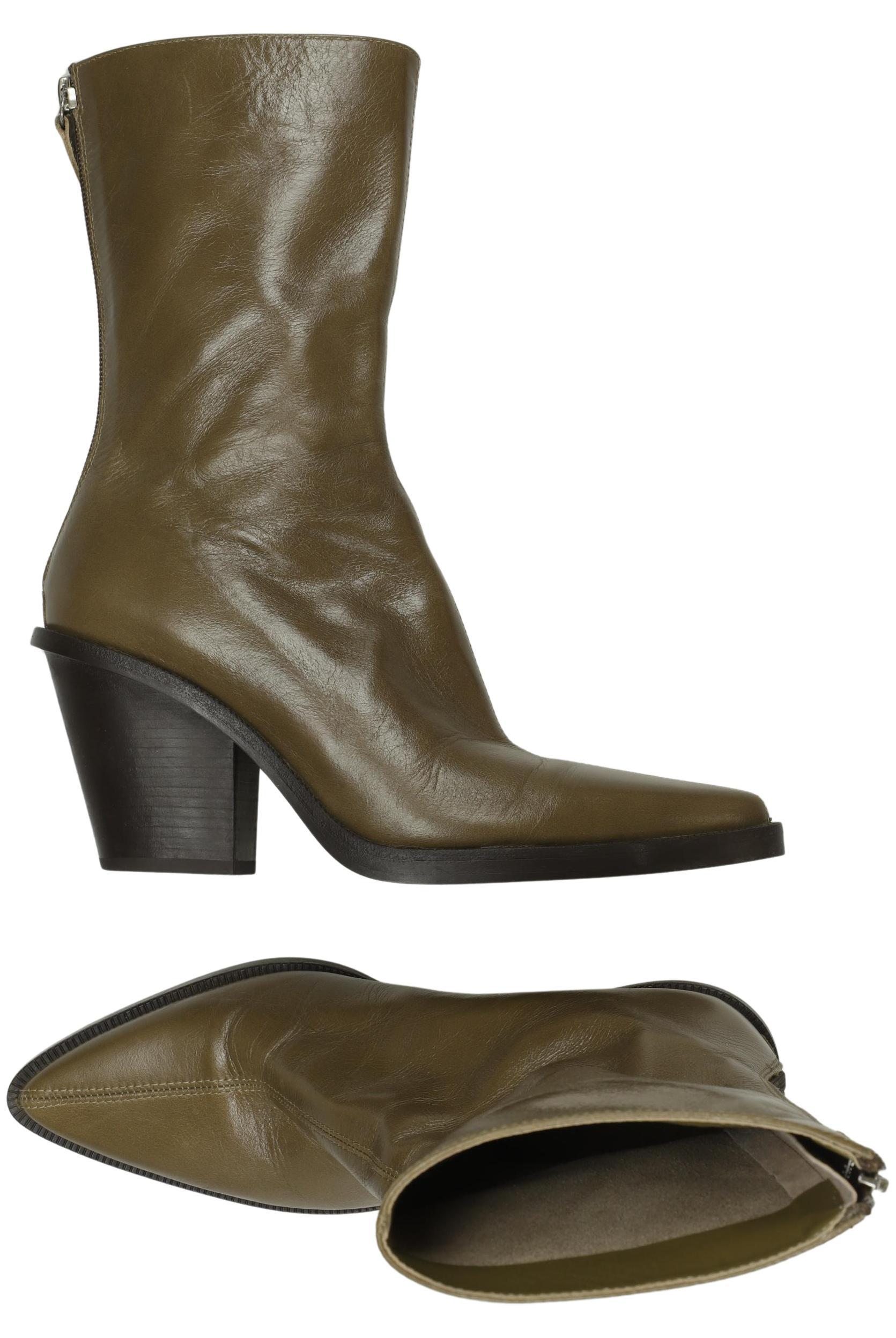 

Zara Damen Stiefel, grün, Gr. 38