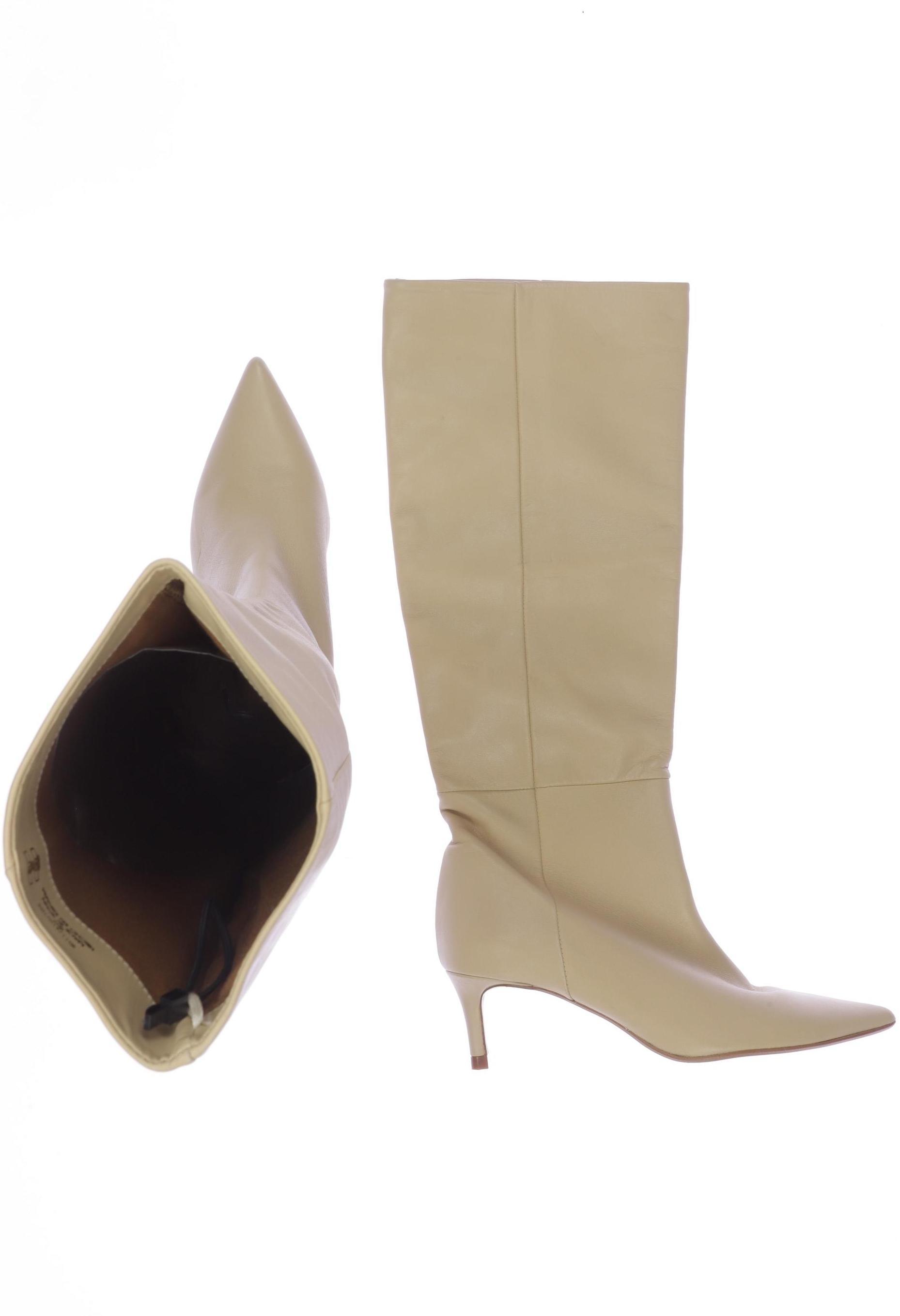 

Zara Damen Stiefel, beige, Gr. 36