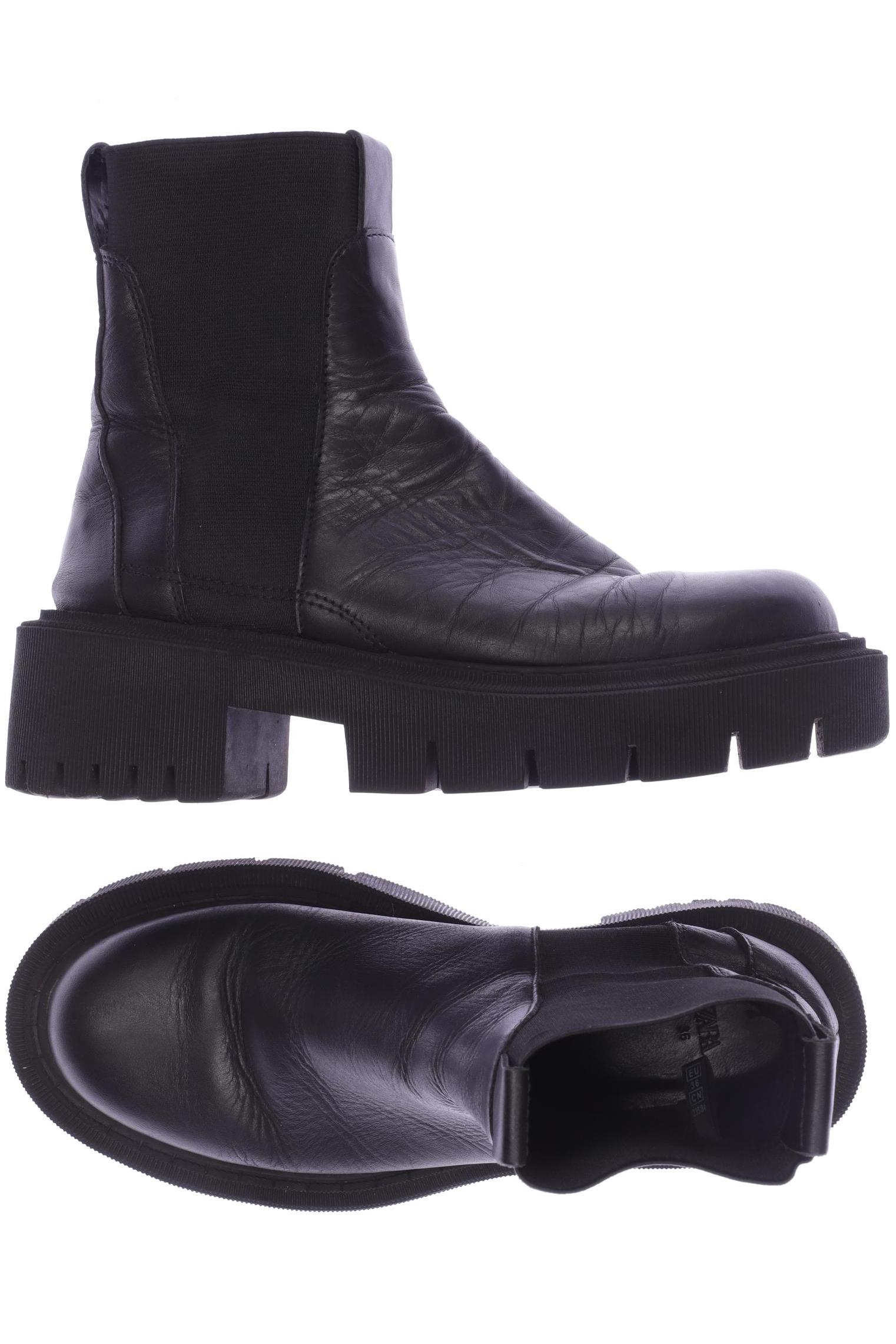 

ZARA Damen Stiefel, schwarz