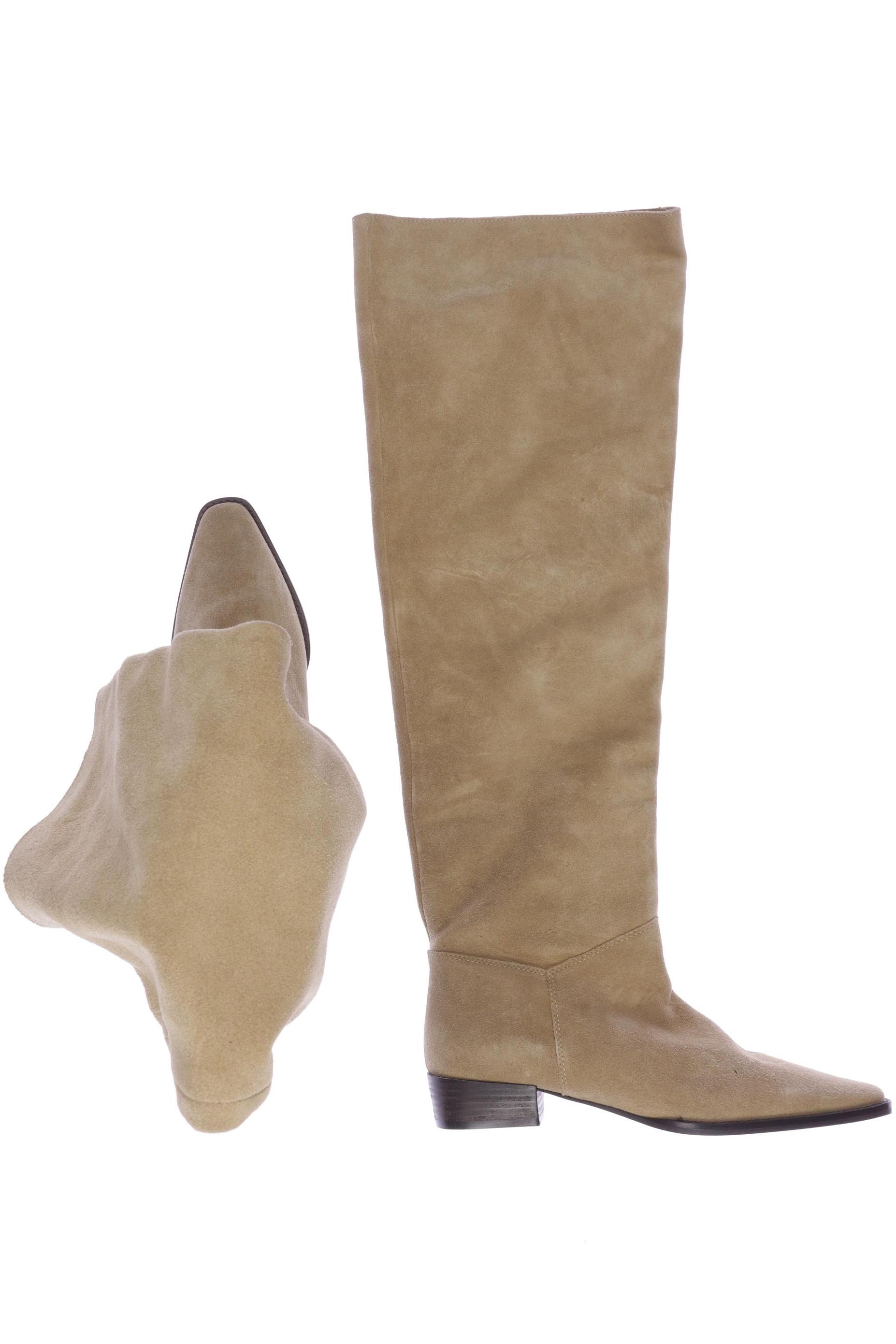 

Zara Damen Stiefel, beige, Gr. 39