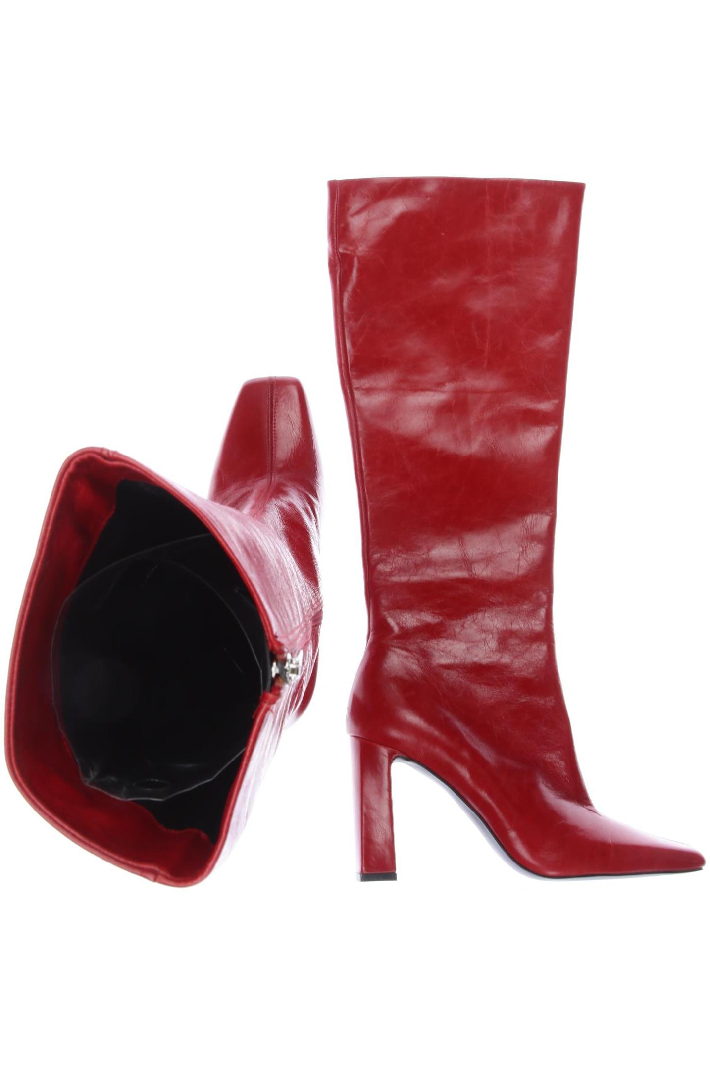 

Zara Damen Stiefel, rot, Gr. 38
