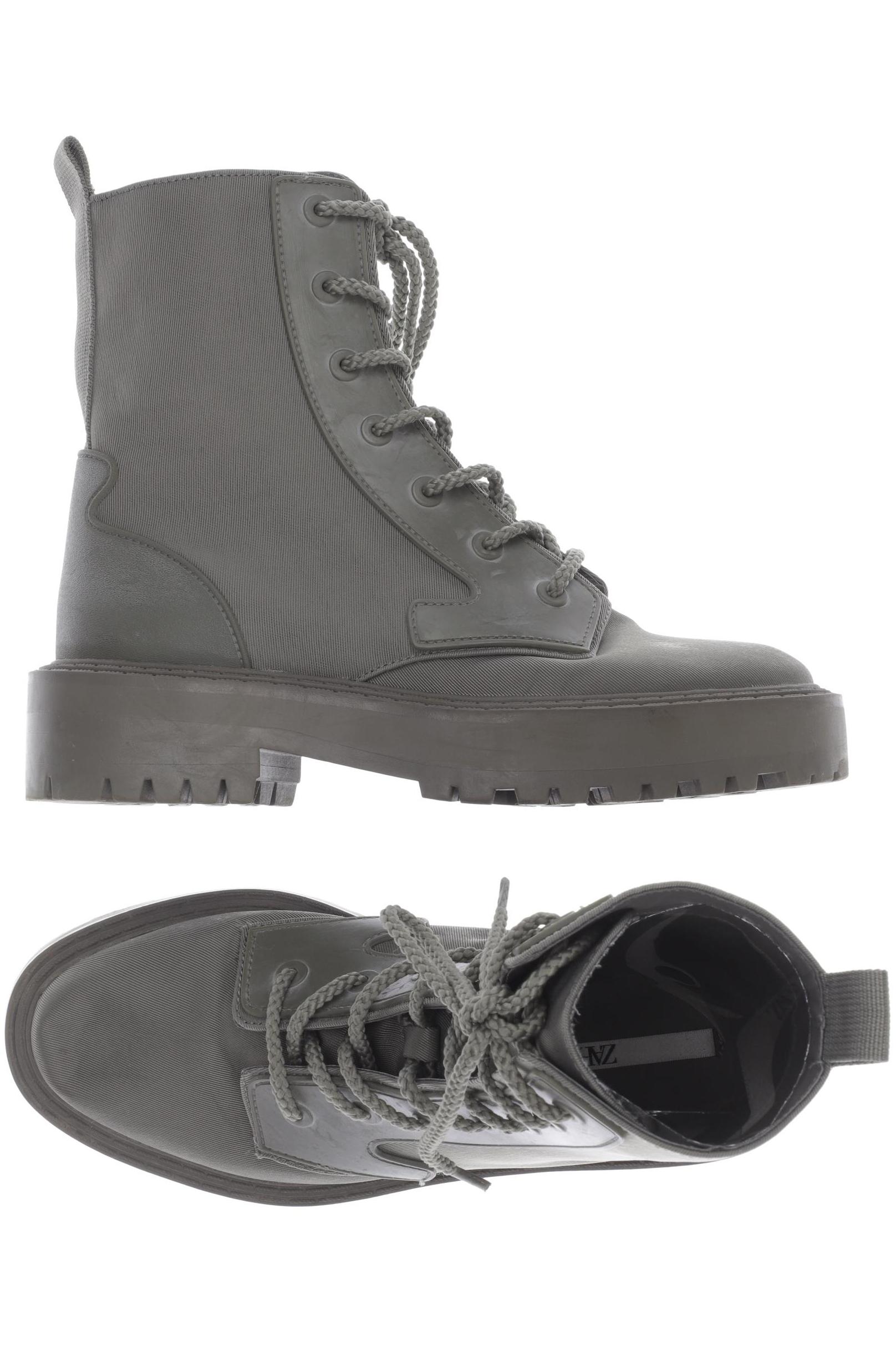 

Zara Damen Stiefel, grün, Gr. 37