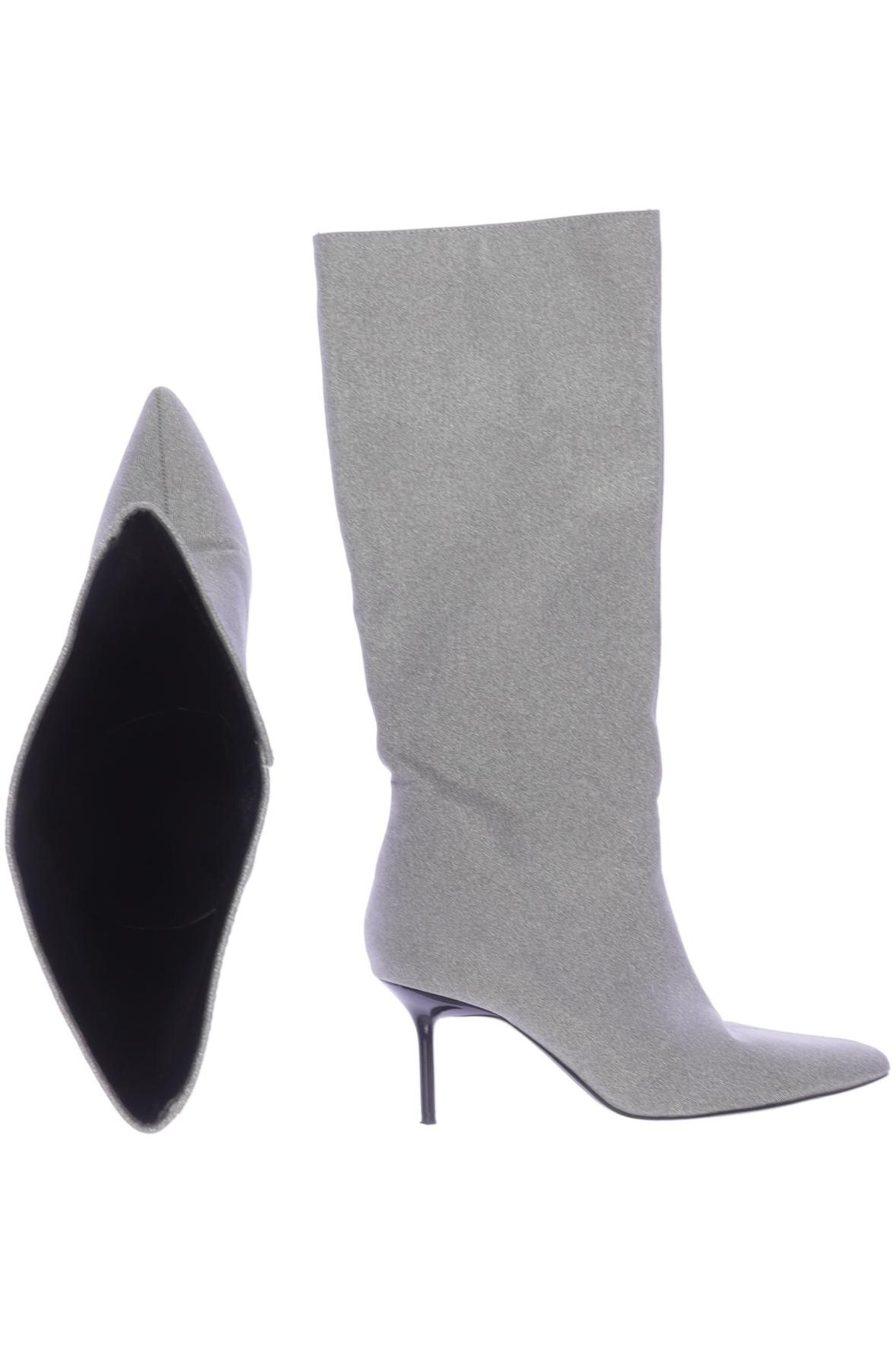 

Zara Damen Stiefel, silber, Gr. 36