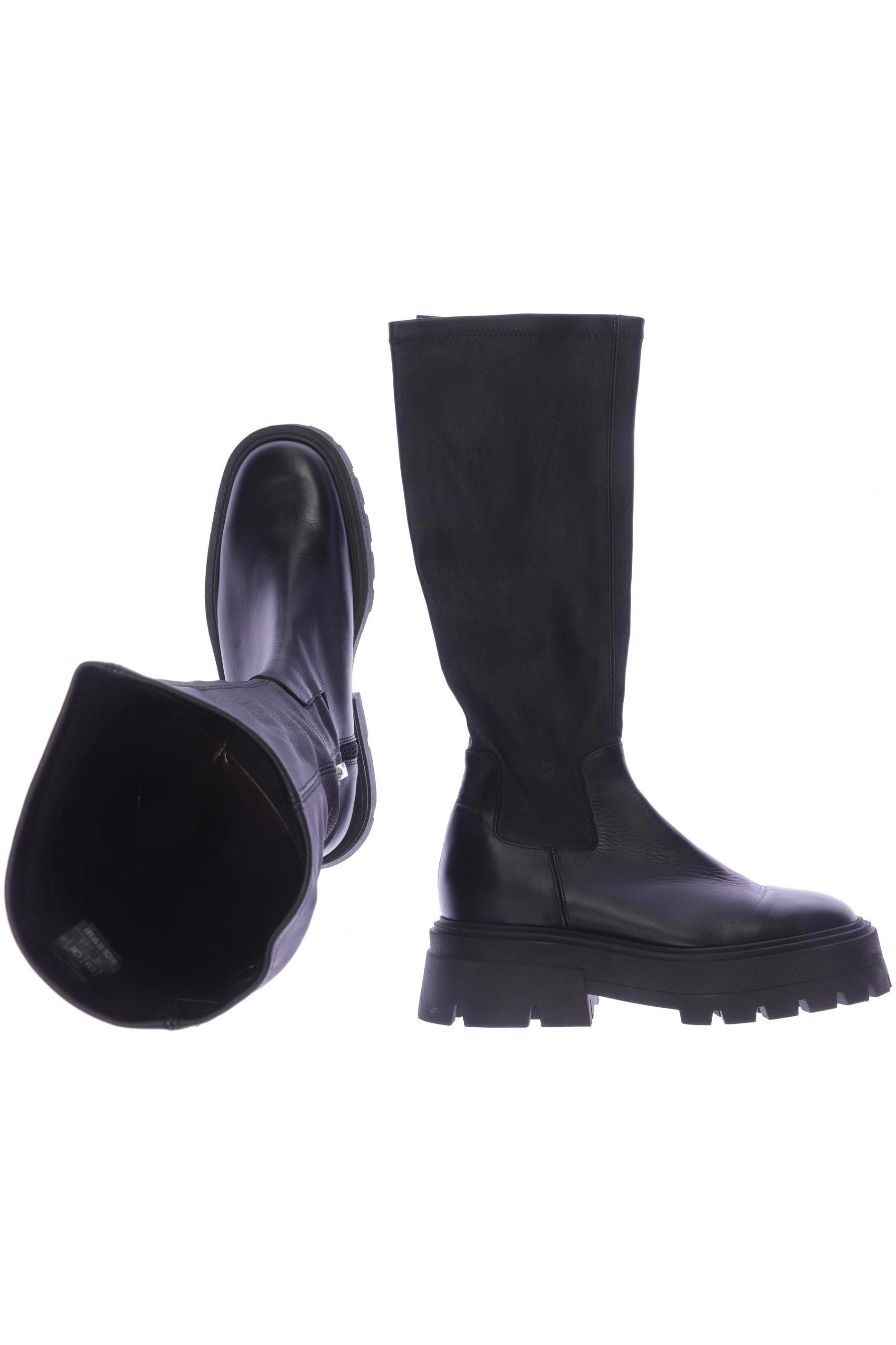 

ZARA Damen Stiefel, schwarz