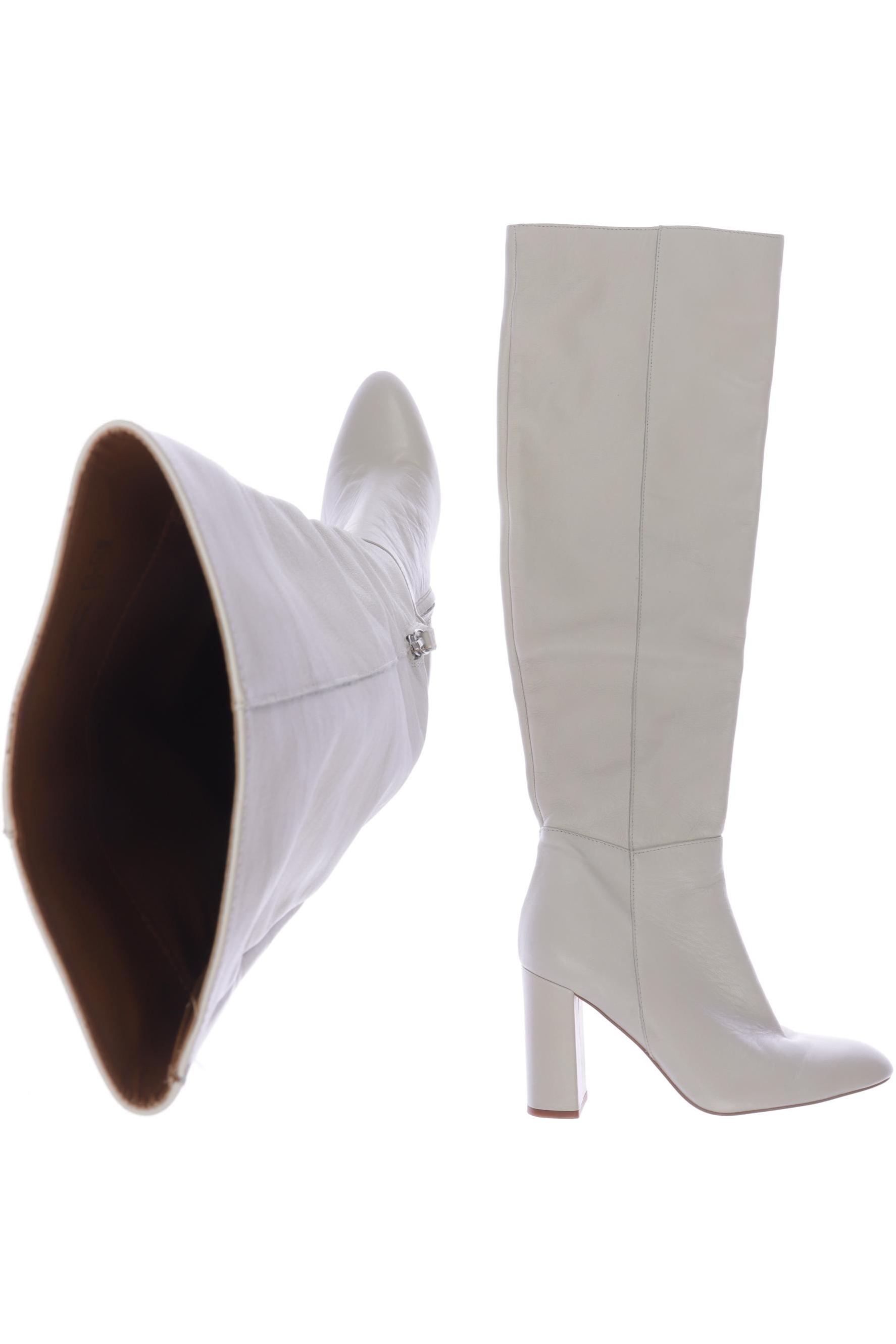 

ZARA Damen Stiefel, cremeweiß