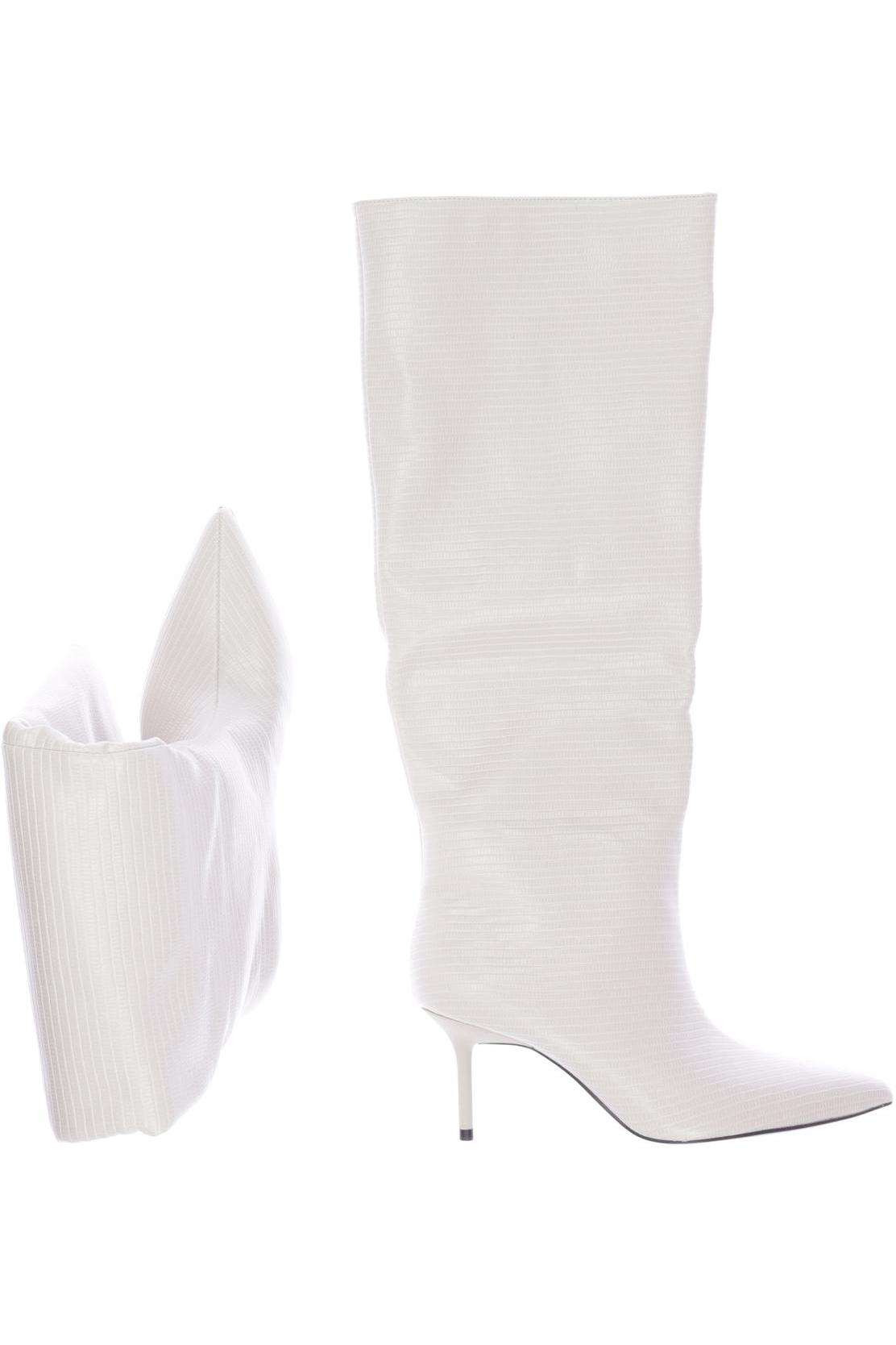 

ZARA Damen Stiefel, cremeweiß